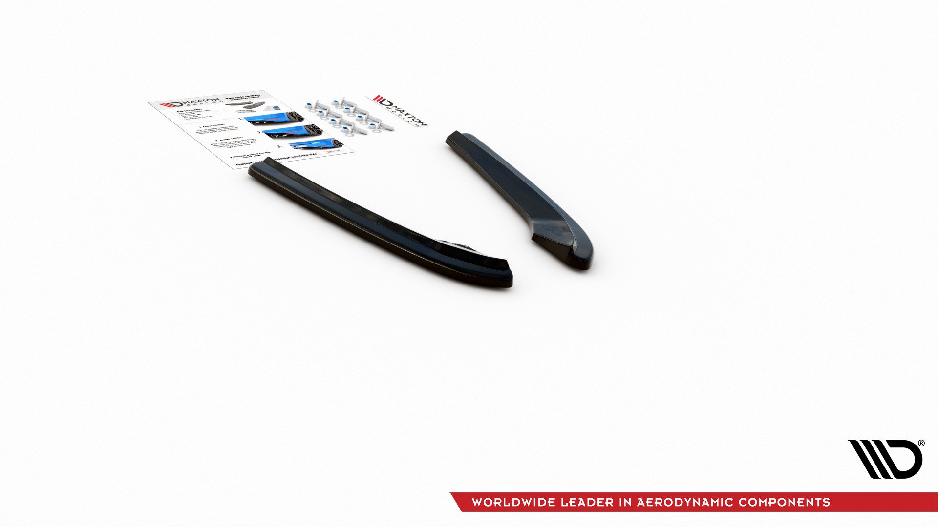 Rear Side Splitters Audi S4 / A4 S-Line B8 Sedan - Image 7