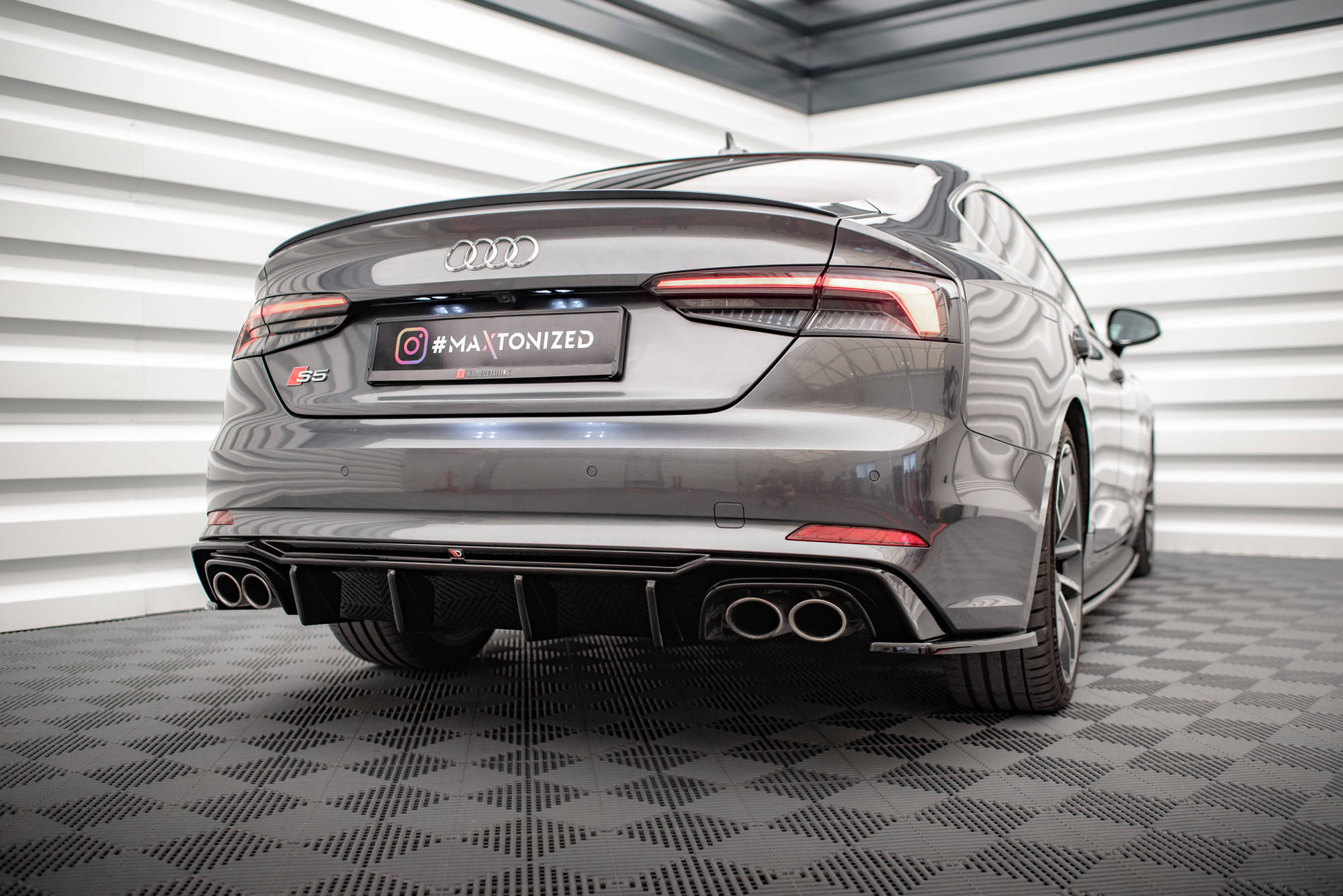 Rear Side Splitters Audi S5 Coupe / Sportback F5 - Image 2
