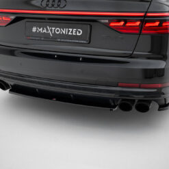 Alternative view of Rear Side Splitters Audi S8 D5