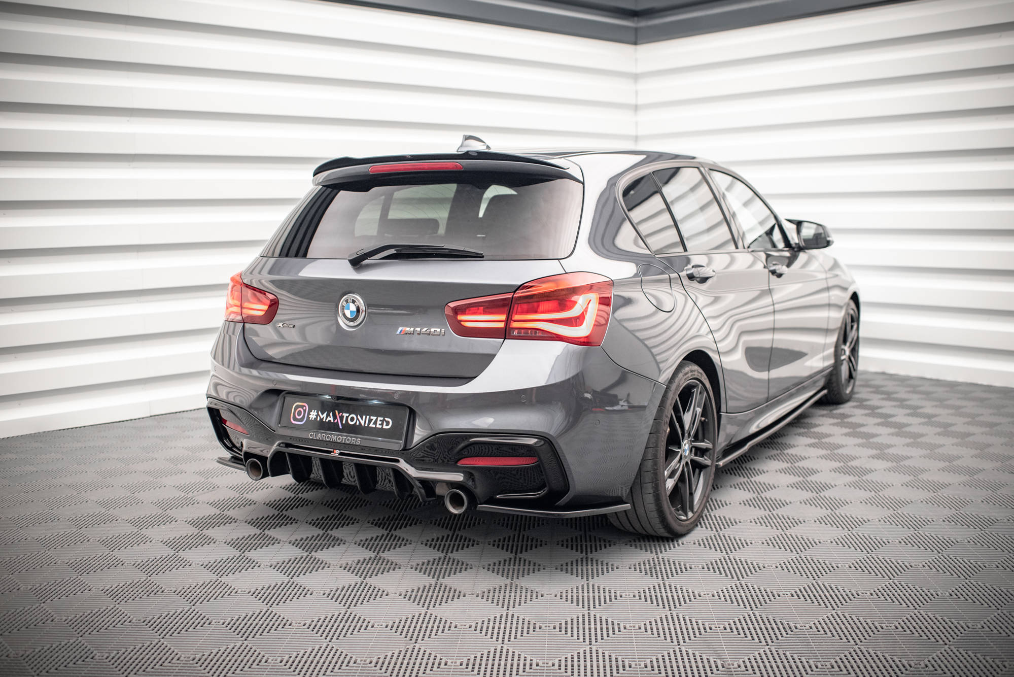 Rear Side Splitters BMW 1 F20 Facelift M-power - Image 2