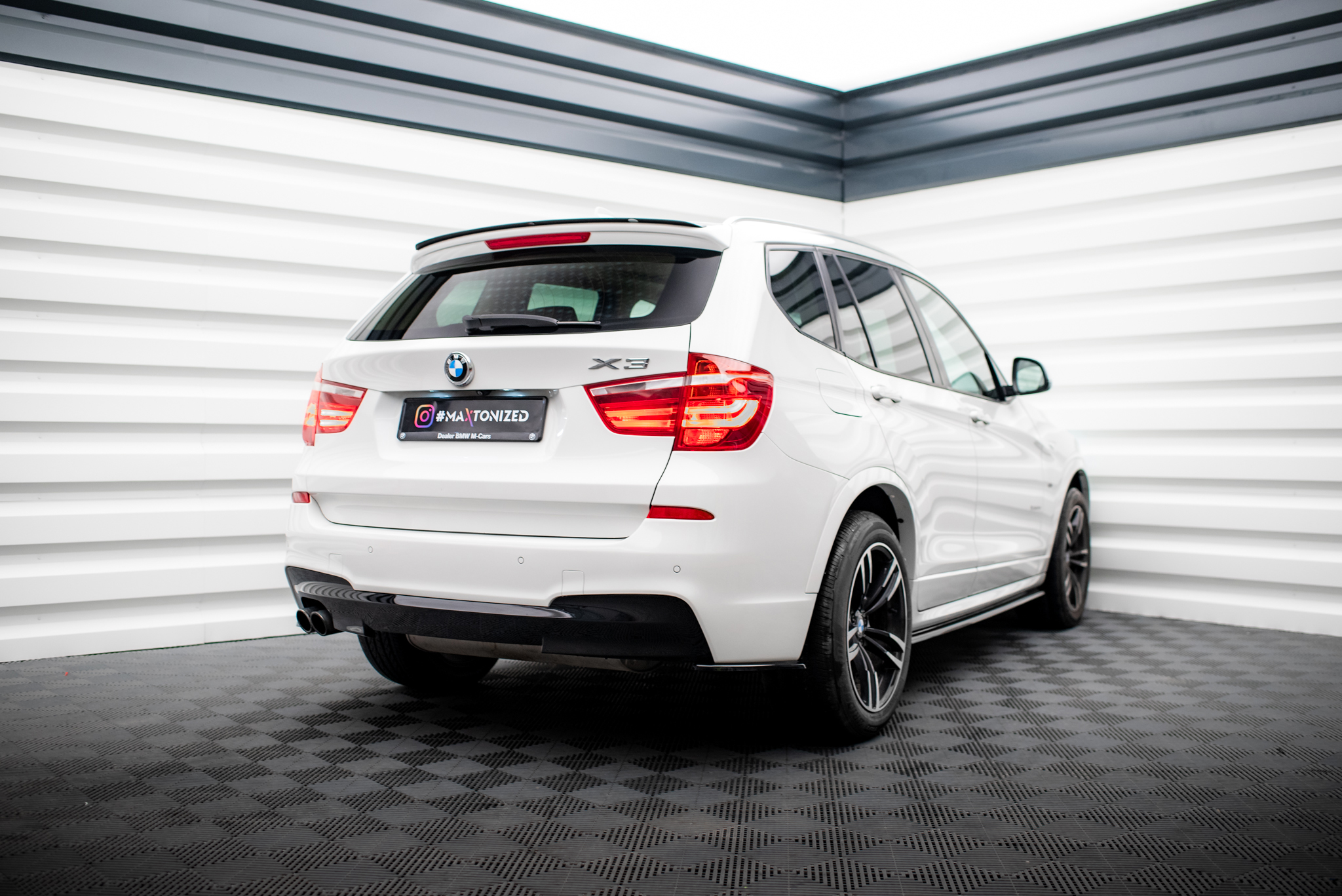 Rear Side Splitters BMW X3 M-Pack F25 Facelift - Image 3