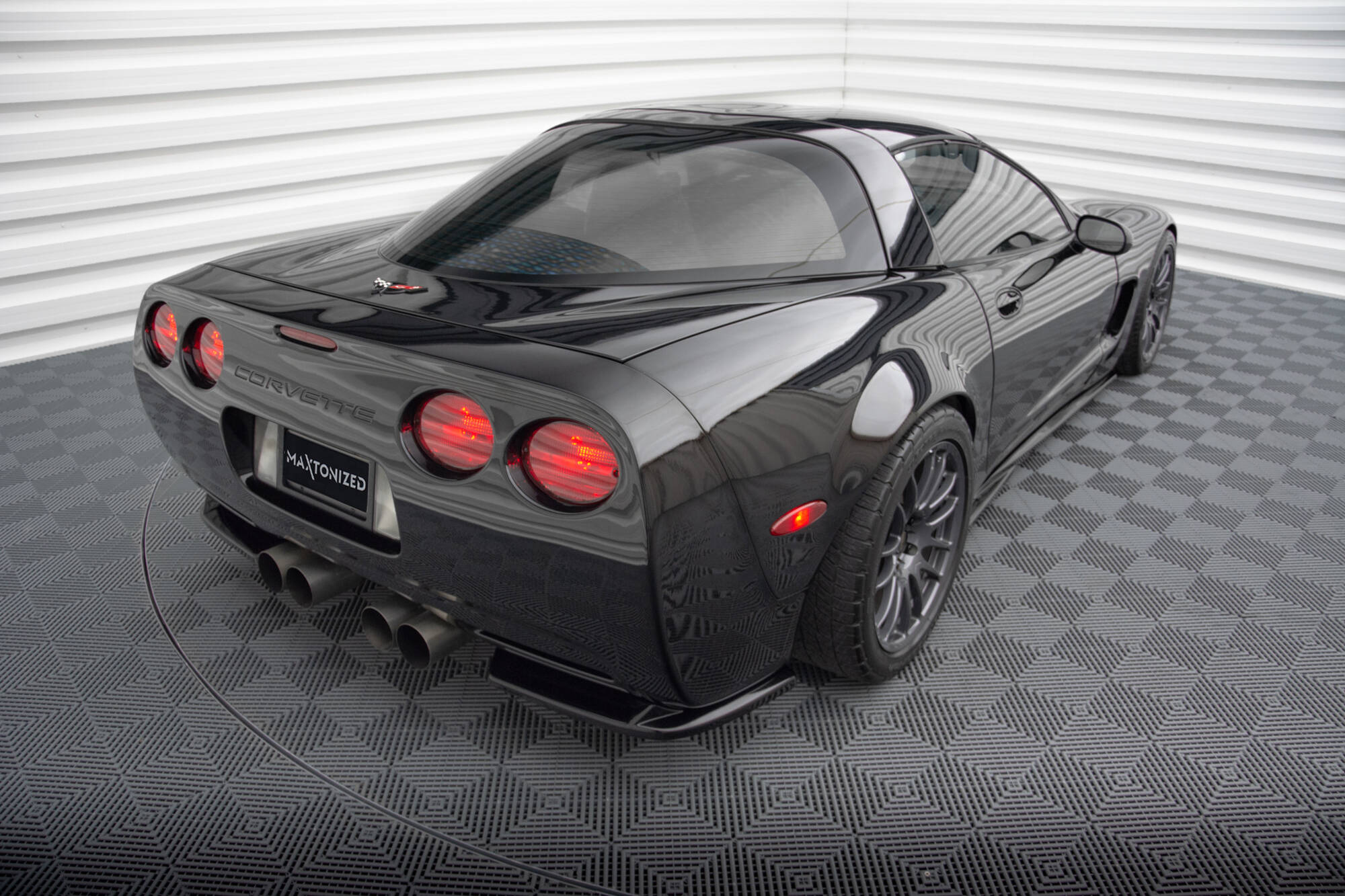 Rear Side Splitters Chevrolet Corvette C5 - Image 3