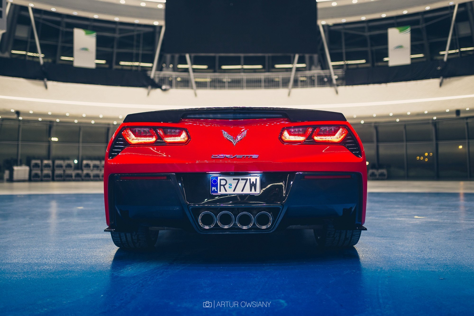 Rear Side Splitters Chevrolet Corvette Stingray C7 - Image 3