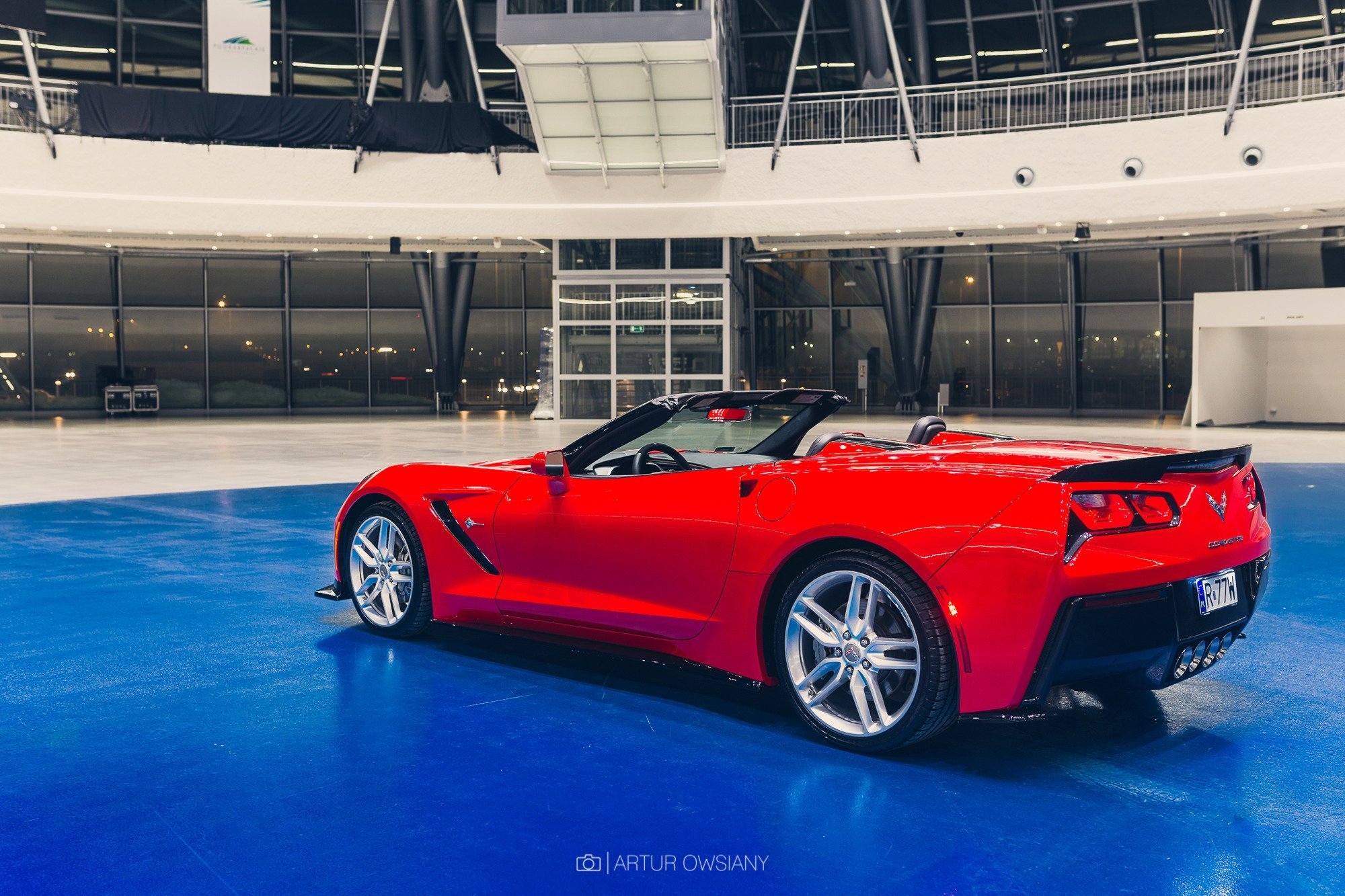 Rear Side Splitters Chevrolet Corvette Stingray C7 - Image 2