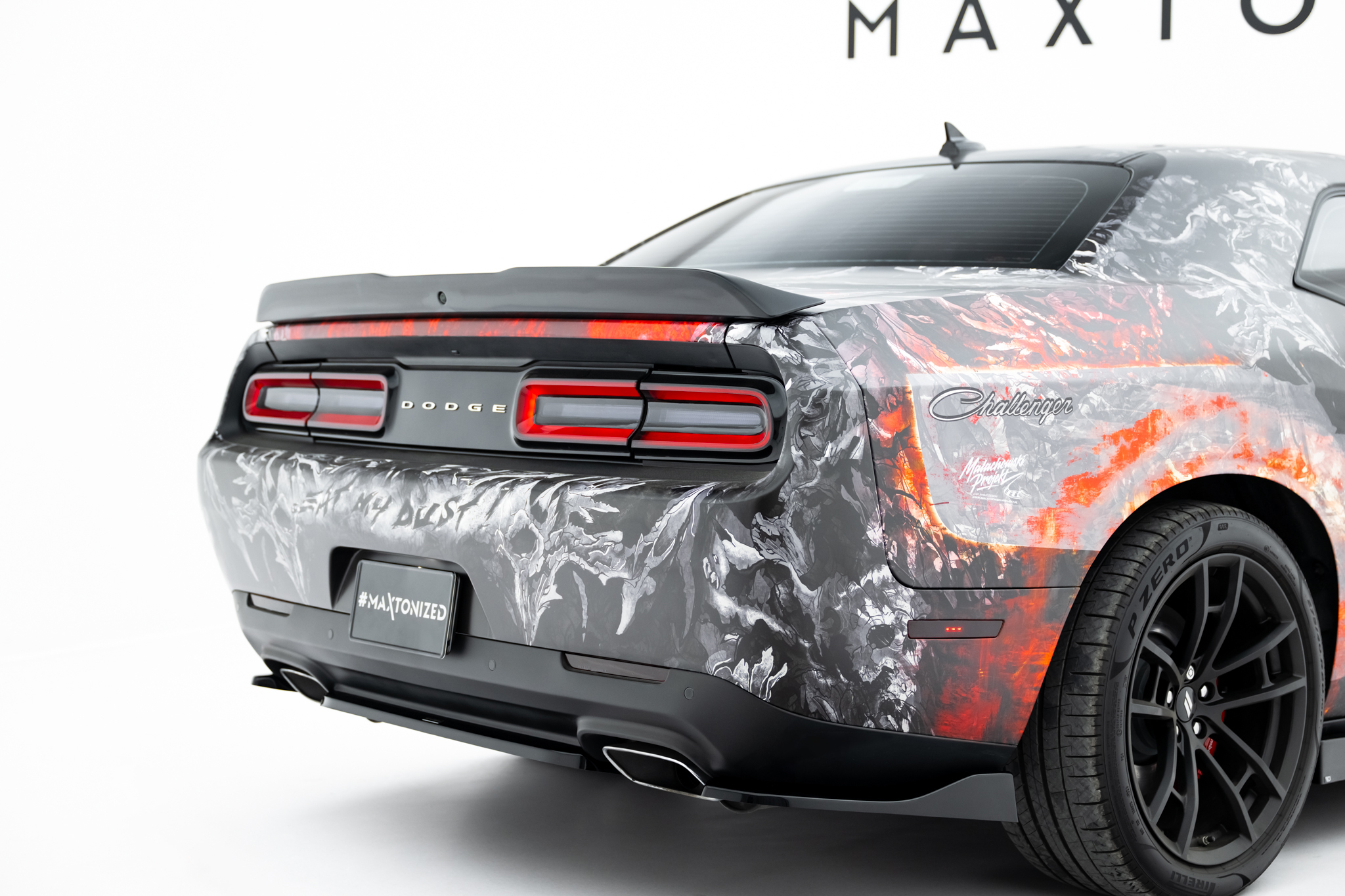 Rear Side Splitters Dodge Challenger GT Mk3 Facelift