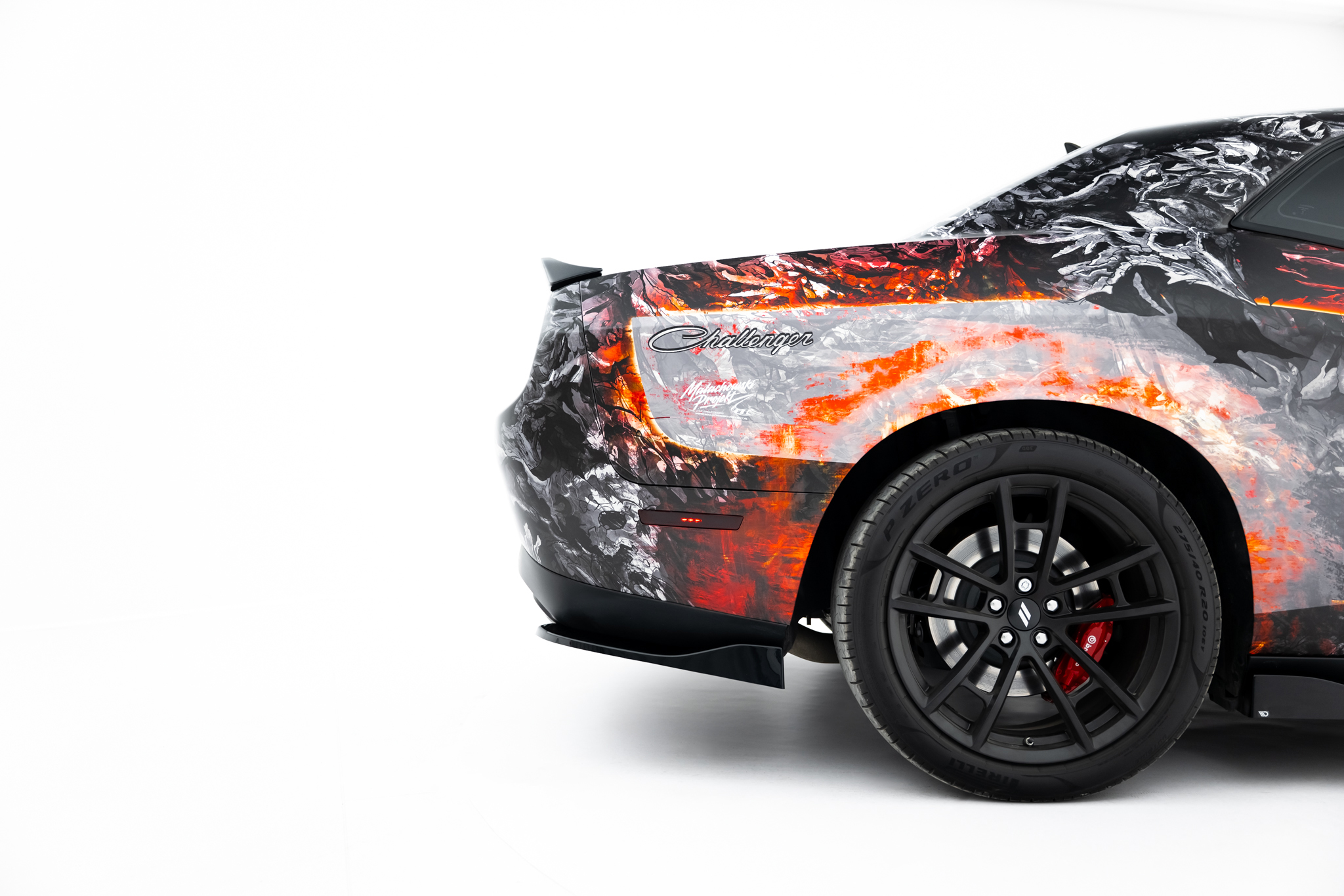 Rear Side Splitters Dodge Challenger GT Mk3 Facelift - Image 4