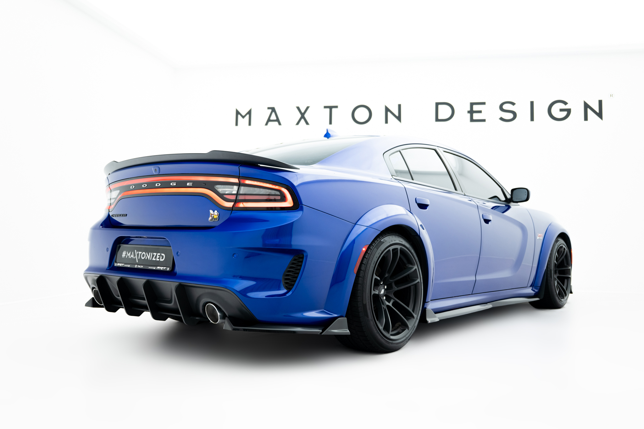 Rear Side Splitters Dodge Charger RT Scat Pack Widebody Mk3 Facelift - Image 4