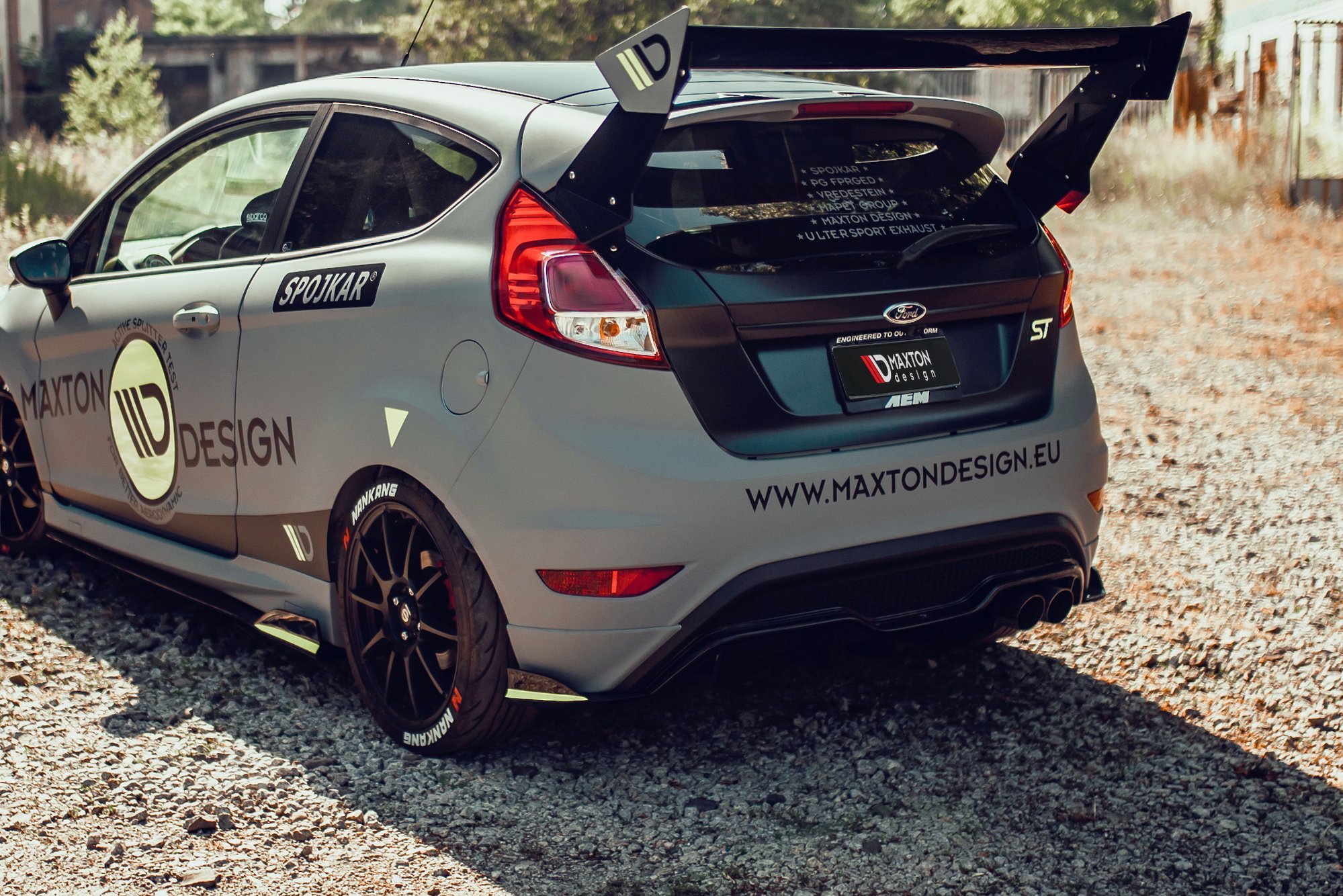 Rear Side Splitters Ford Fiesta 7 ST Facelift - Image 6