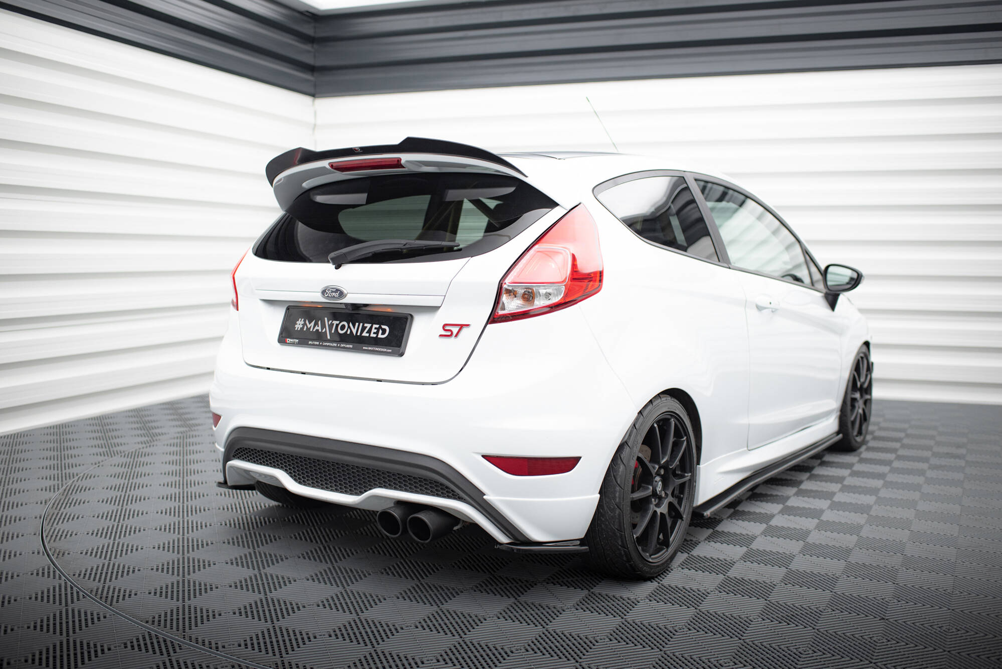 Rear Side Splitters Ford Fiesta ST / ST-Line / Zetec S Mk7 FL - Image 2