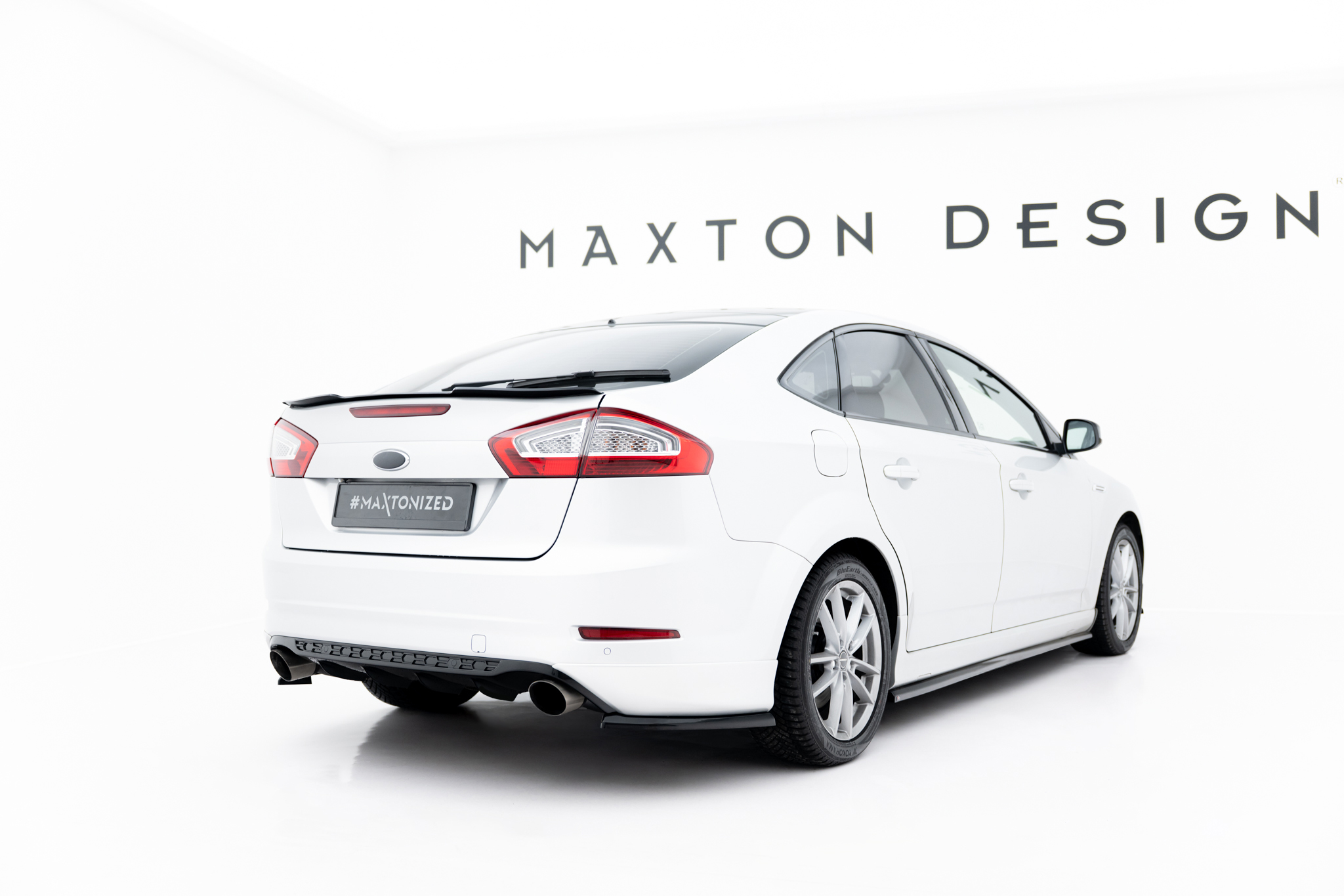 Rear Side Splitters Ford Mondeo ST-Line Sedan Mk4 Facelift - Image 2