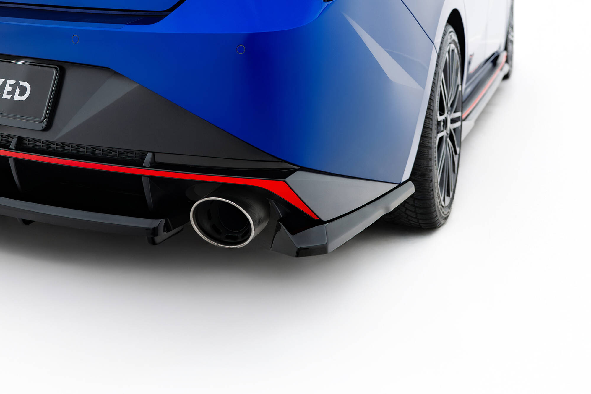 Rear Side Splitters Hyundai Elantra N Mk7 - Image 2