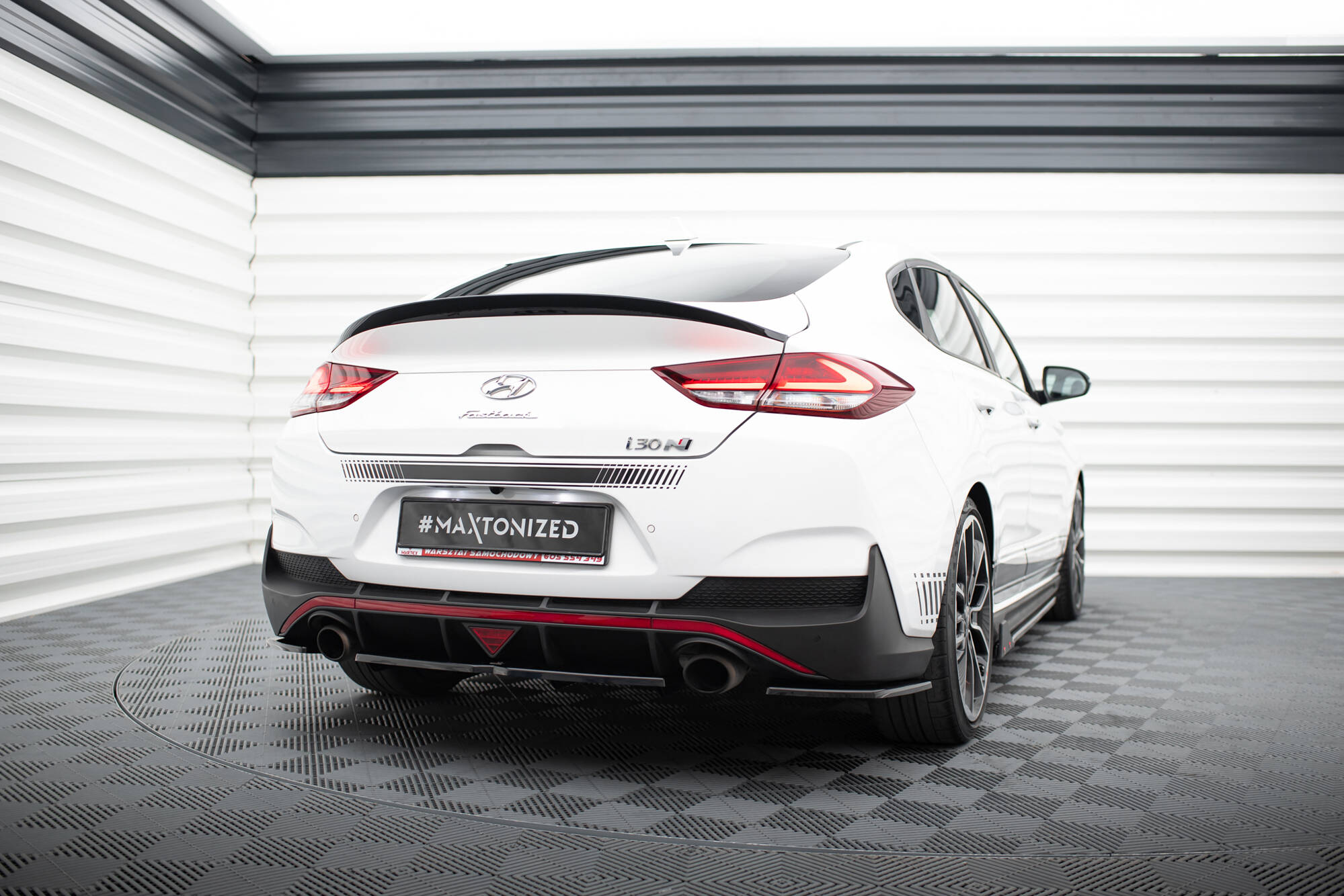 Rear Side Splitters Hyundai I30 N Mk3 Fastback - Image 2
