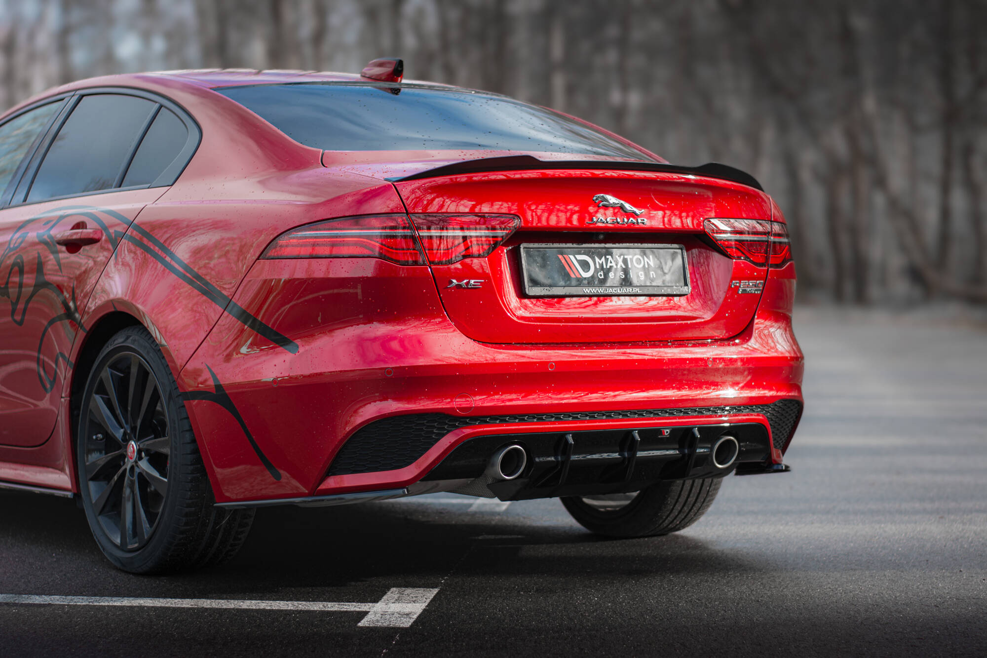 Rear Side Splitters Jaguar XE R-Dynamic X760 Facelift - Image 2