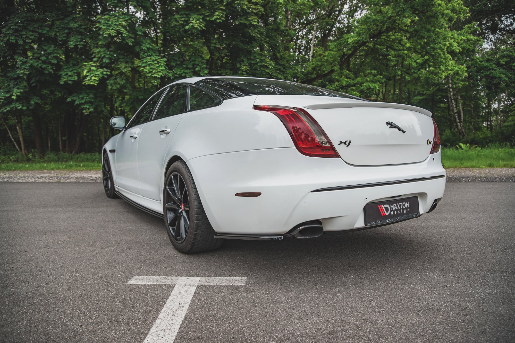 Rear Side Splitters Jaguar XJ R-Sport X351 Facelift - Image 4