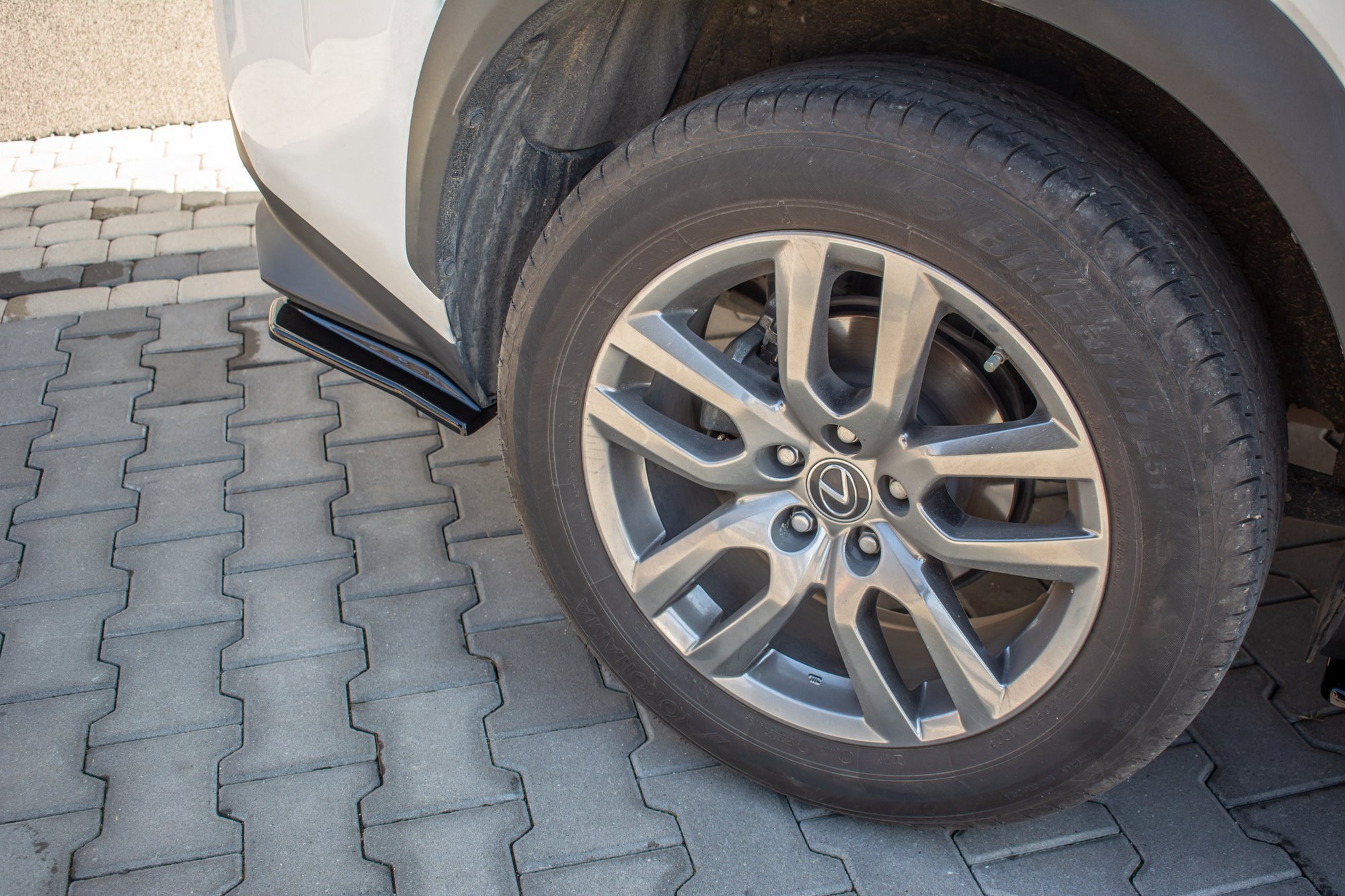 Rear Side Splitters Lexus NX Facelift - Image 2