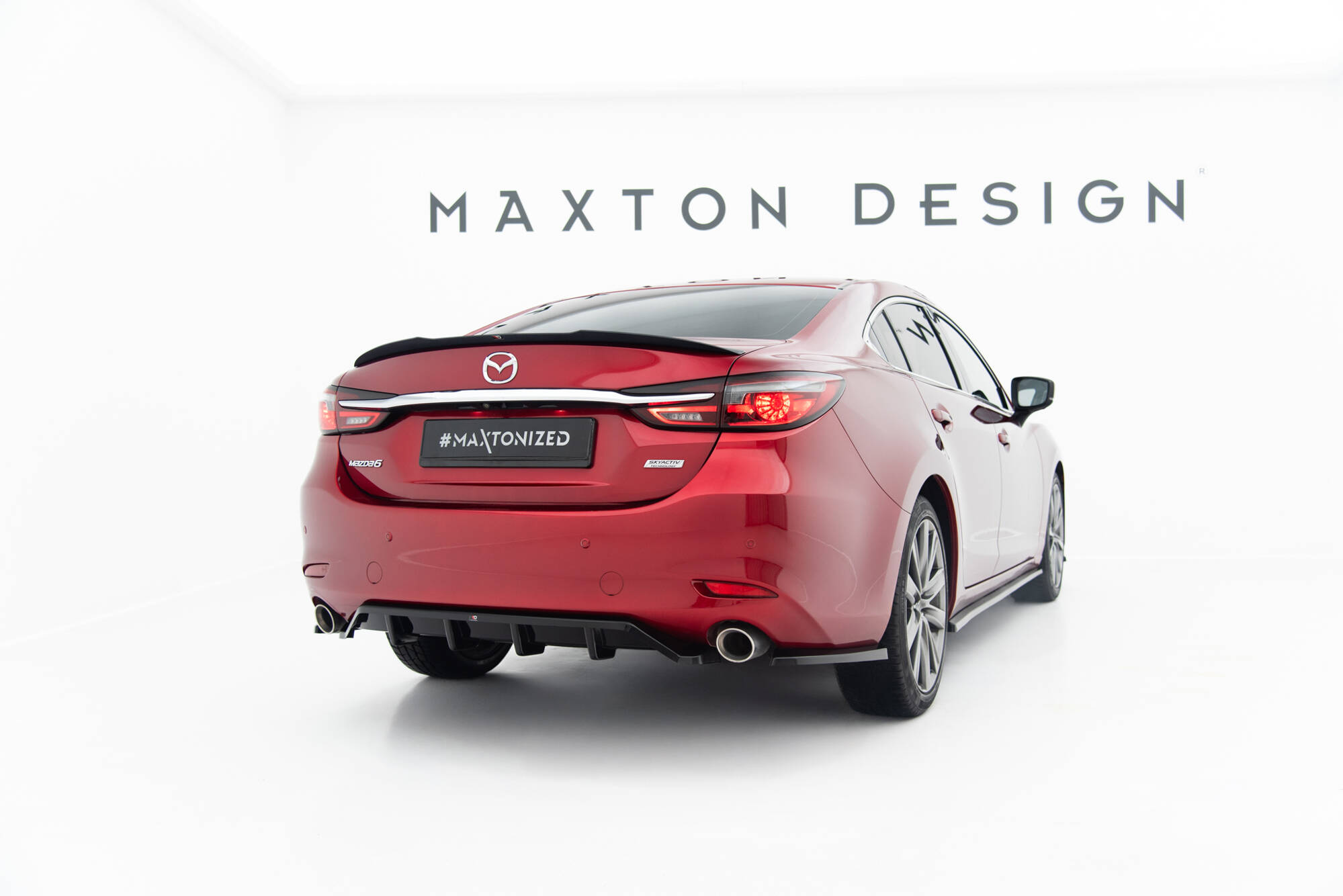 Rear Side Splitters Mazda 6 Sedan Mk3 Facelift - Image 2