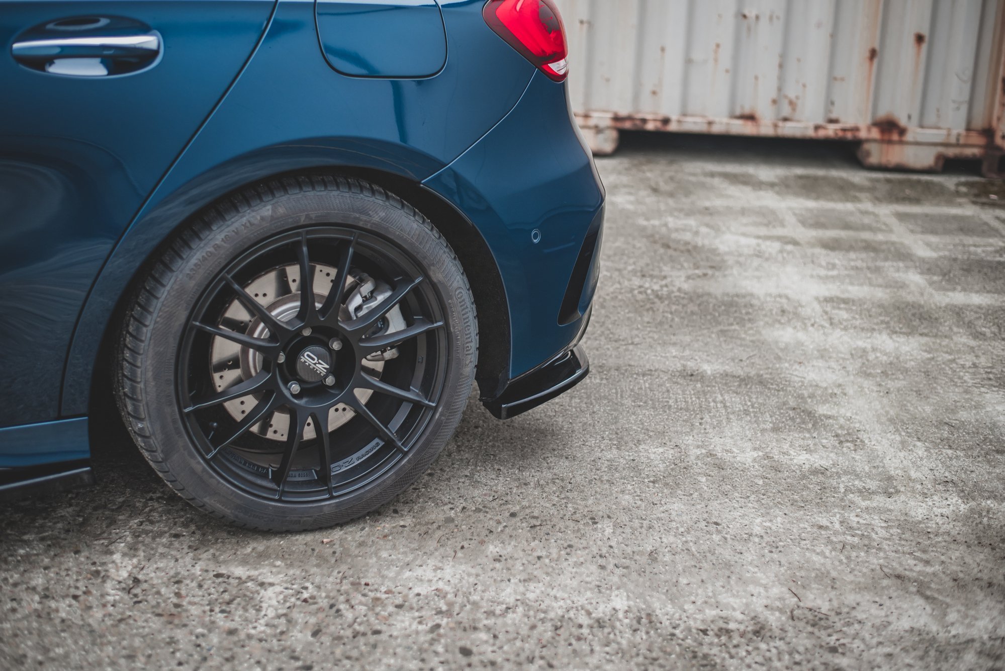 Rear Side Splitters Mercedes A35 AMG Aero Hatchback W177 - Image 3