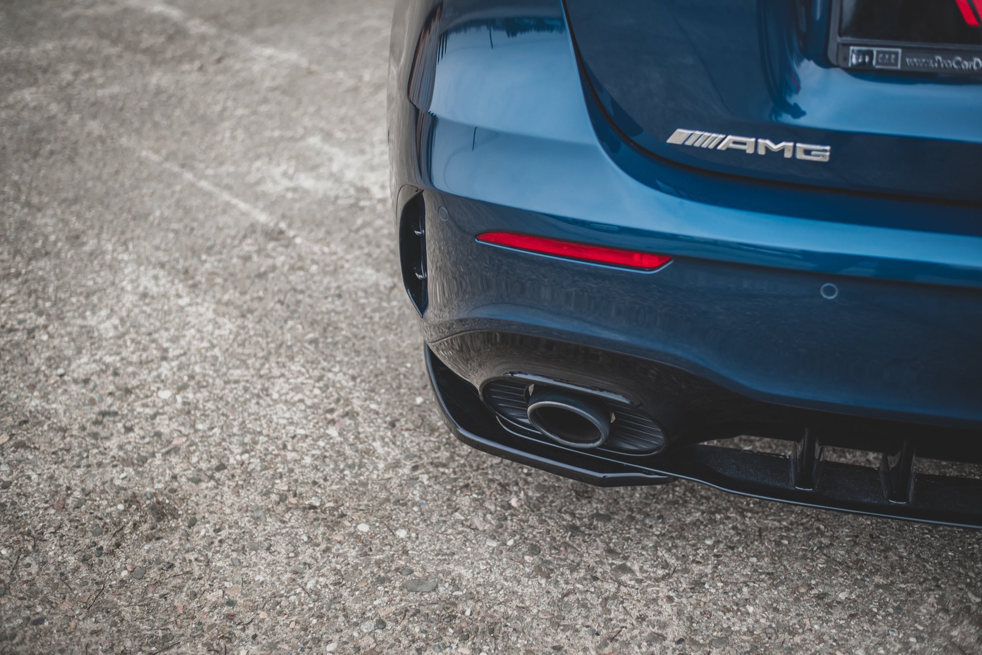 Rear Side Splitters Mercedes A35 AMG Aero Hatchback W177 - Image 4