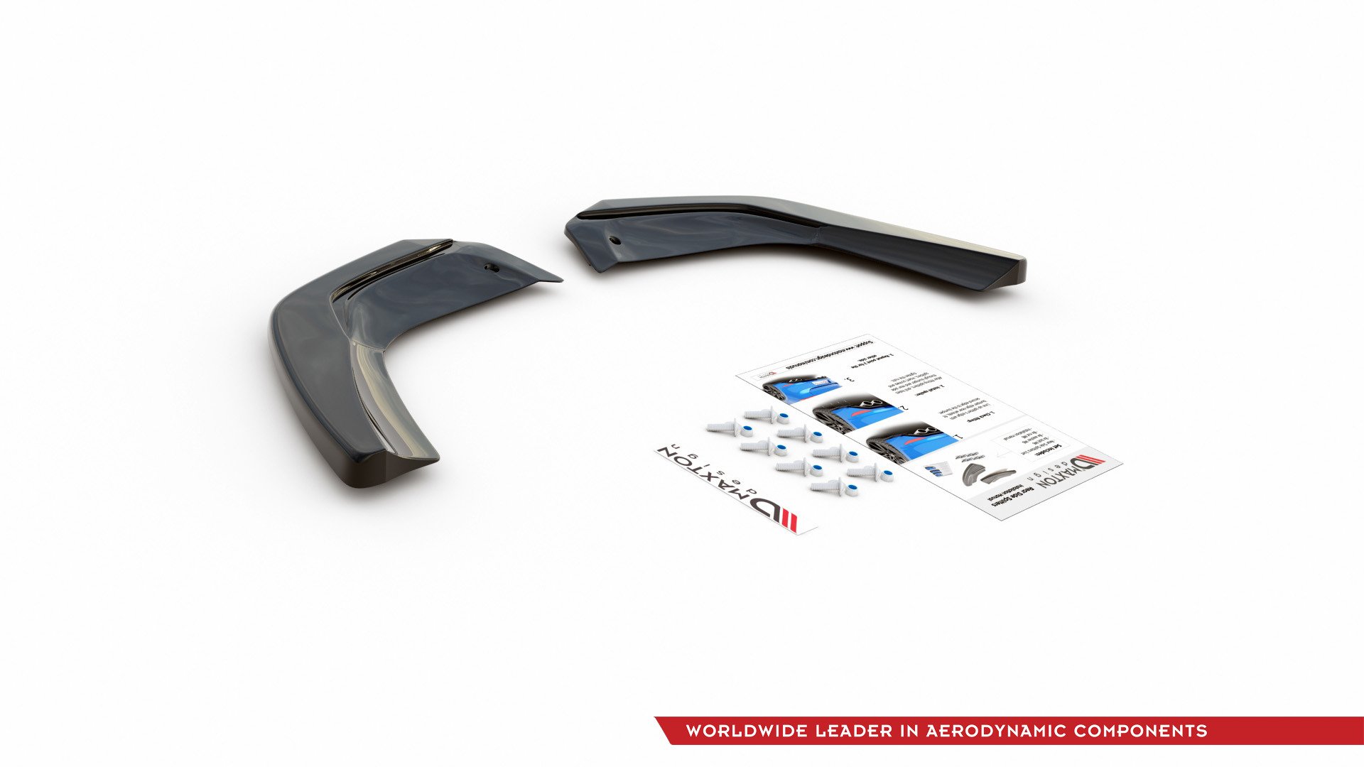 Rear Side Splitters Mercedes A35 AMG Aero Hatchback W177 - Image 6
