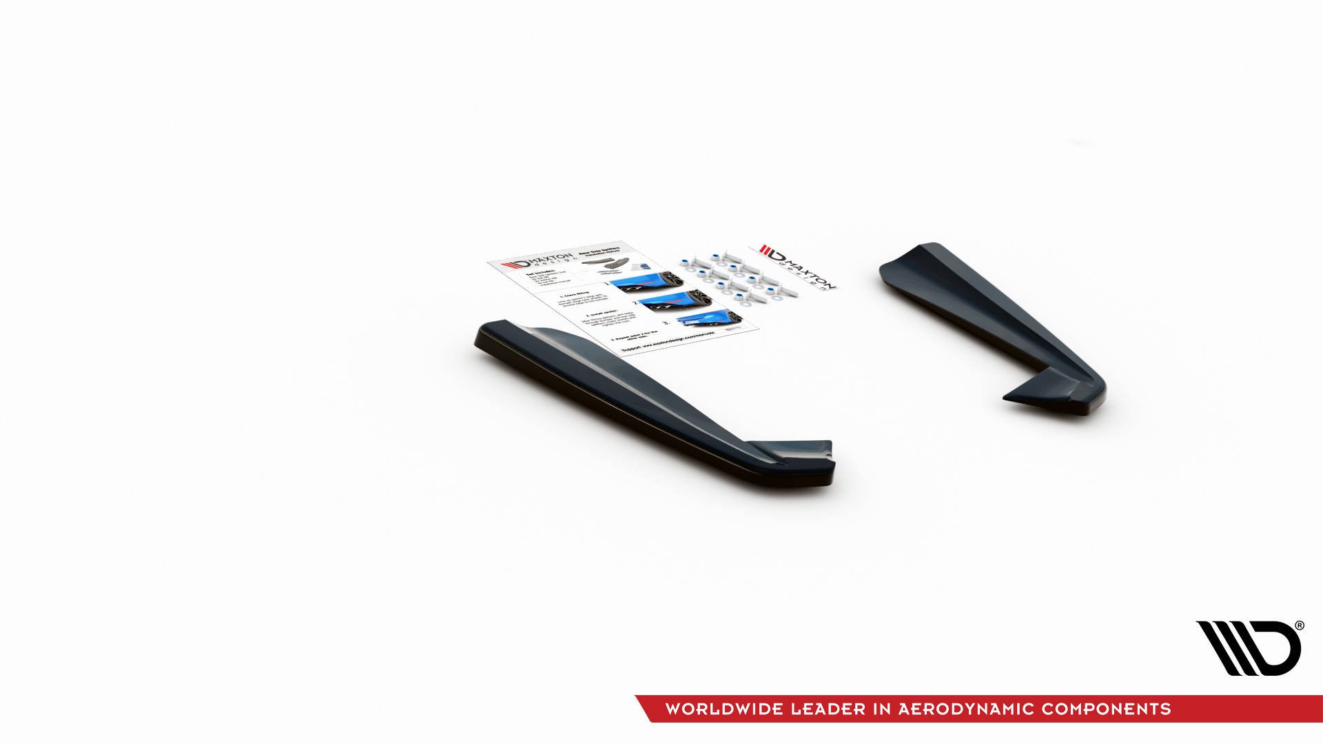 Rear Side Splitters Mercedes-AMG GLE 53 Coupe C167 / C167 Facelift - Image 3