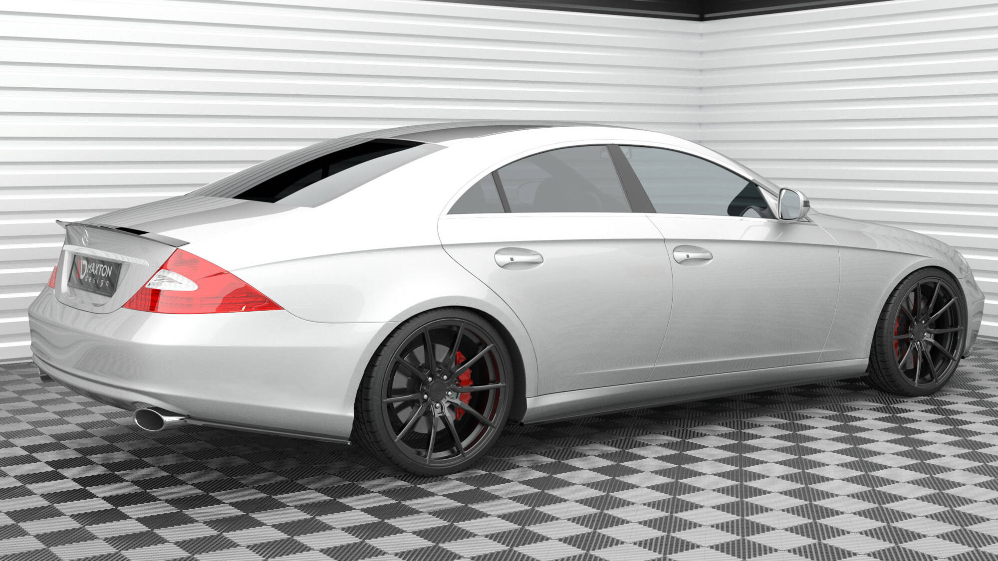 Rear Side Splitters Mercedes-Benz CLS C219 - Image 2