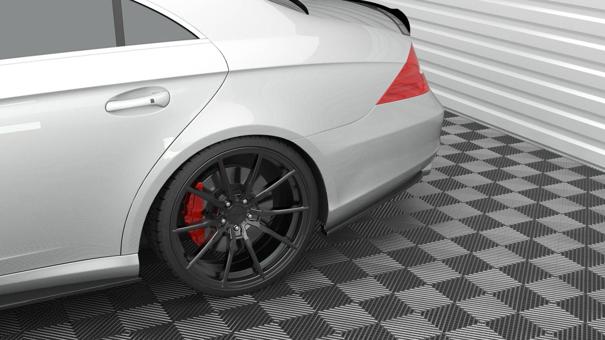 Rear Side Splitters Mercedes-Benz CLS C219 - Image 3