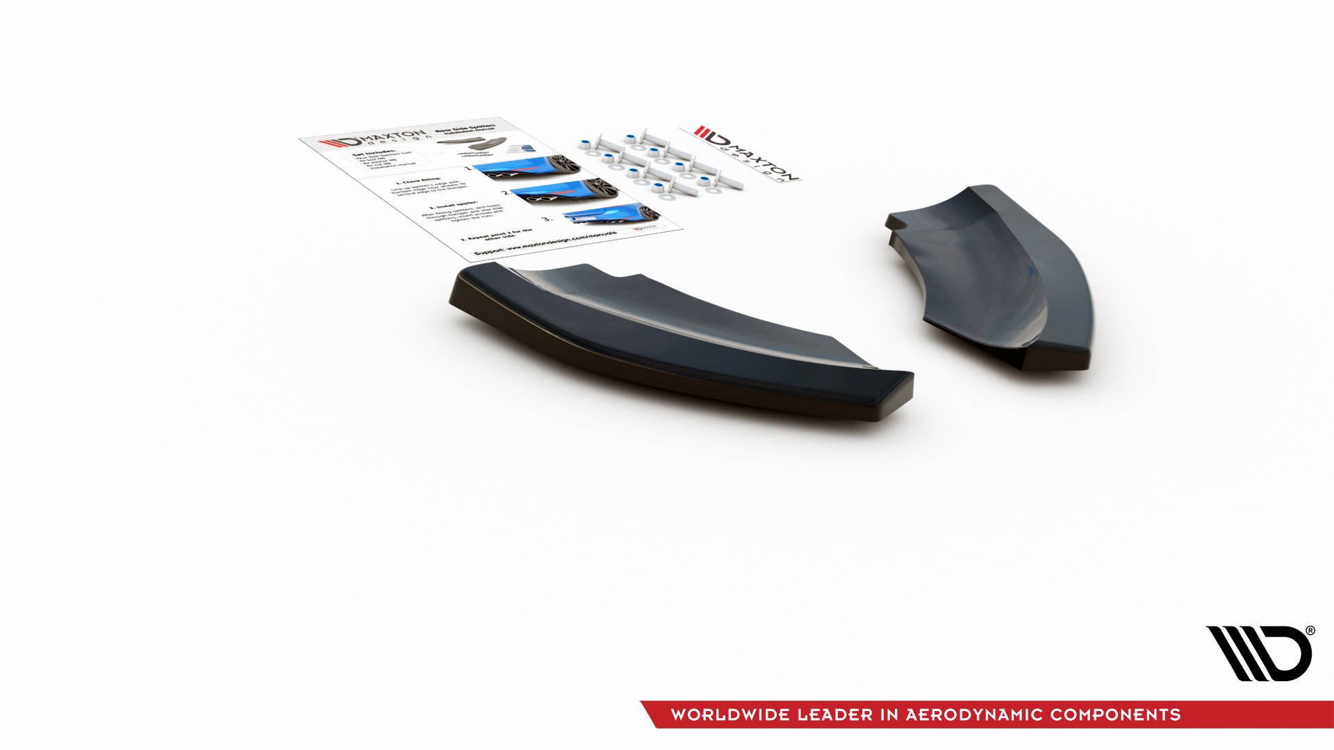 Rear Side Splitters Mini Countryman Mk2 F60 JCW - Image 5