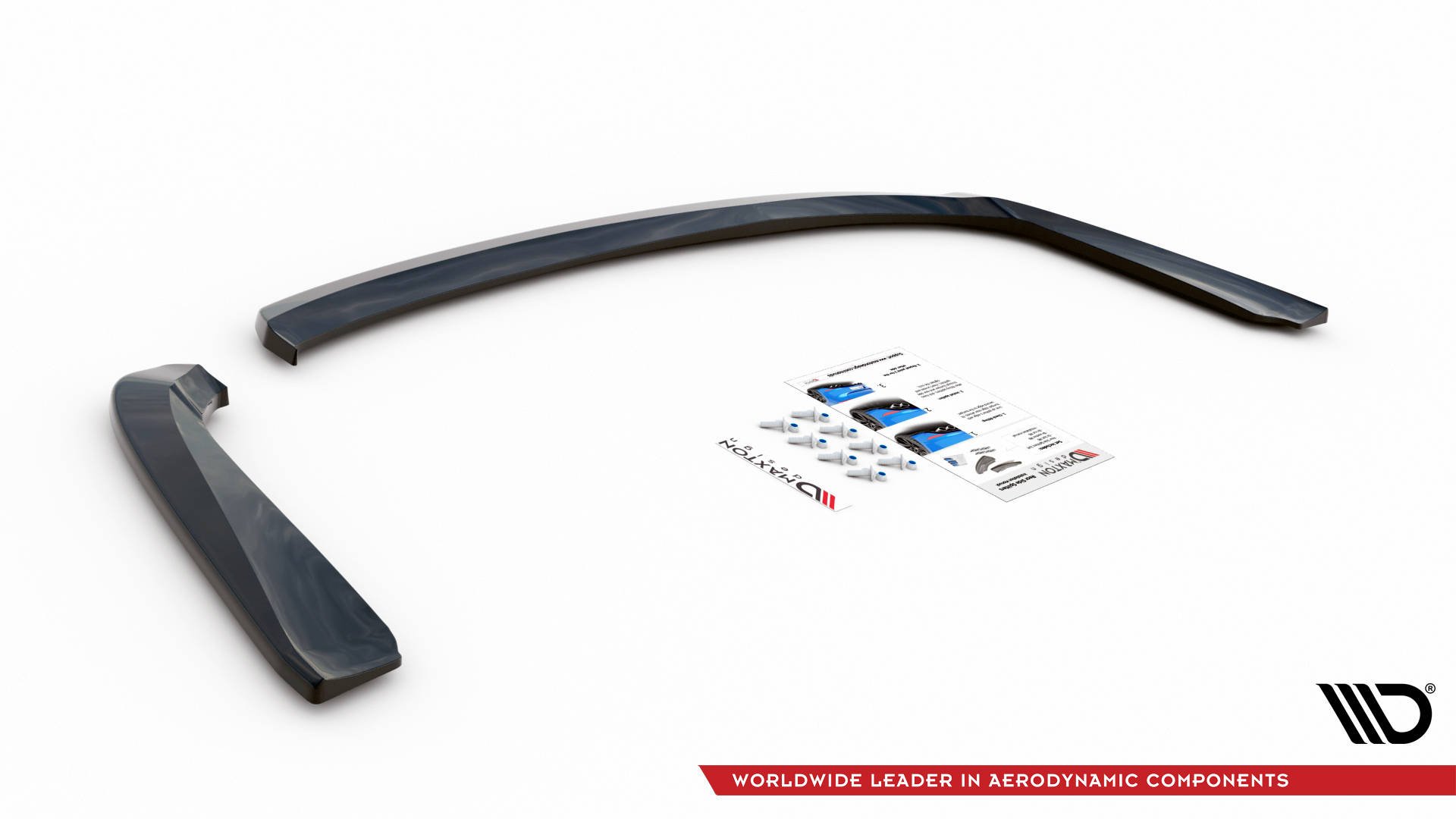 Rear Side Splitters Mistubishi Lancer Sportback Mk8 - Image 4