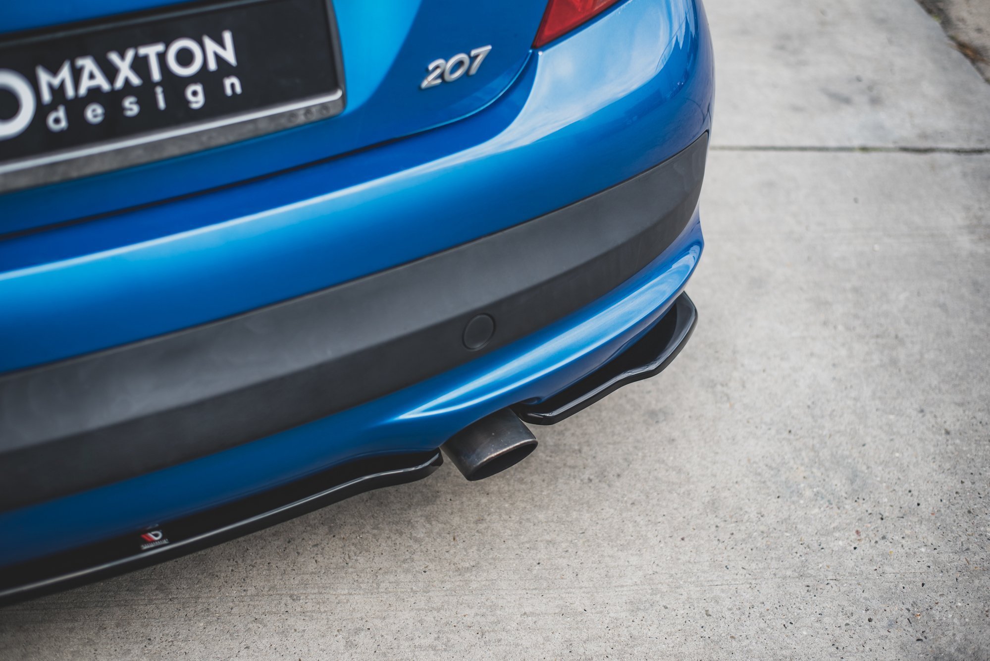 Rear Side Splitters Peugeot 207 Sport - Image 3