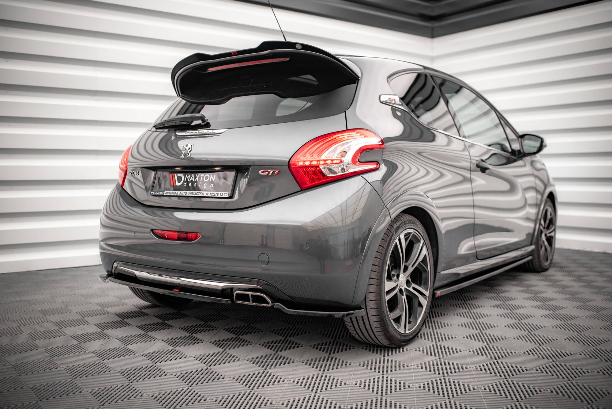 Rear Side Splitters Peugeot 208 GTi Mk1 - Image 3