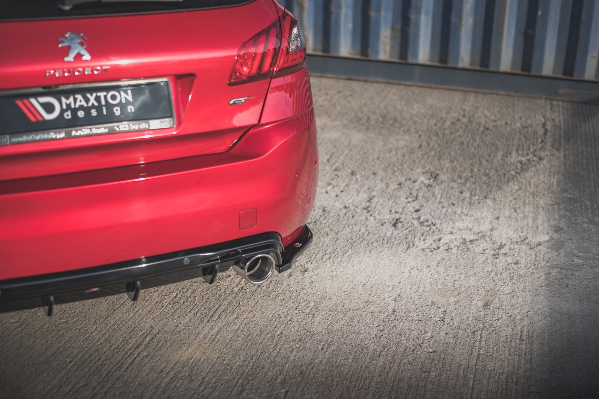 Rear Side Splitters Peugeot 308 GT Mk2 Facelift - Image 4