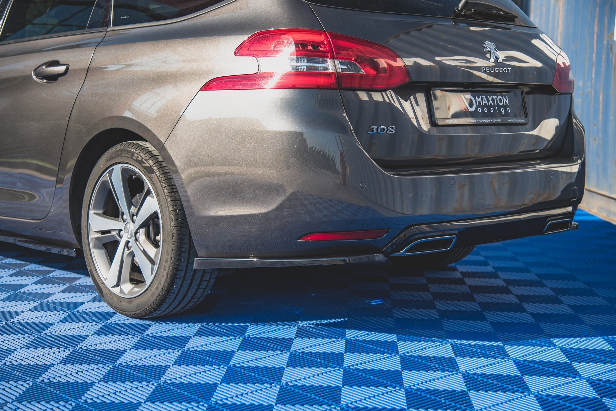 Rear Side Splitters Peugeot 308 SW Mk2
