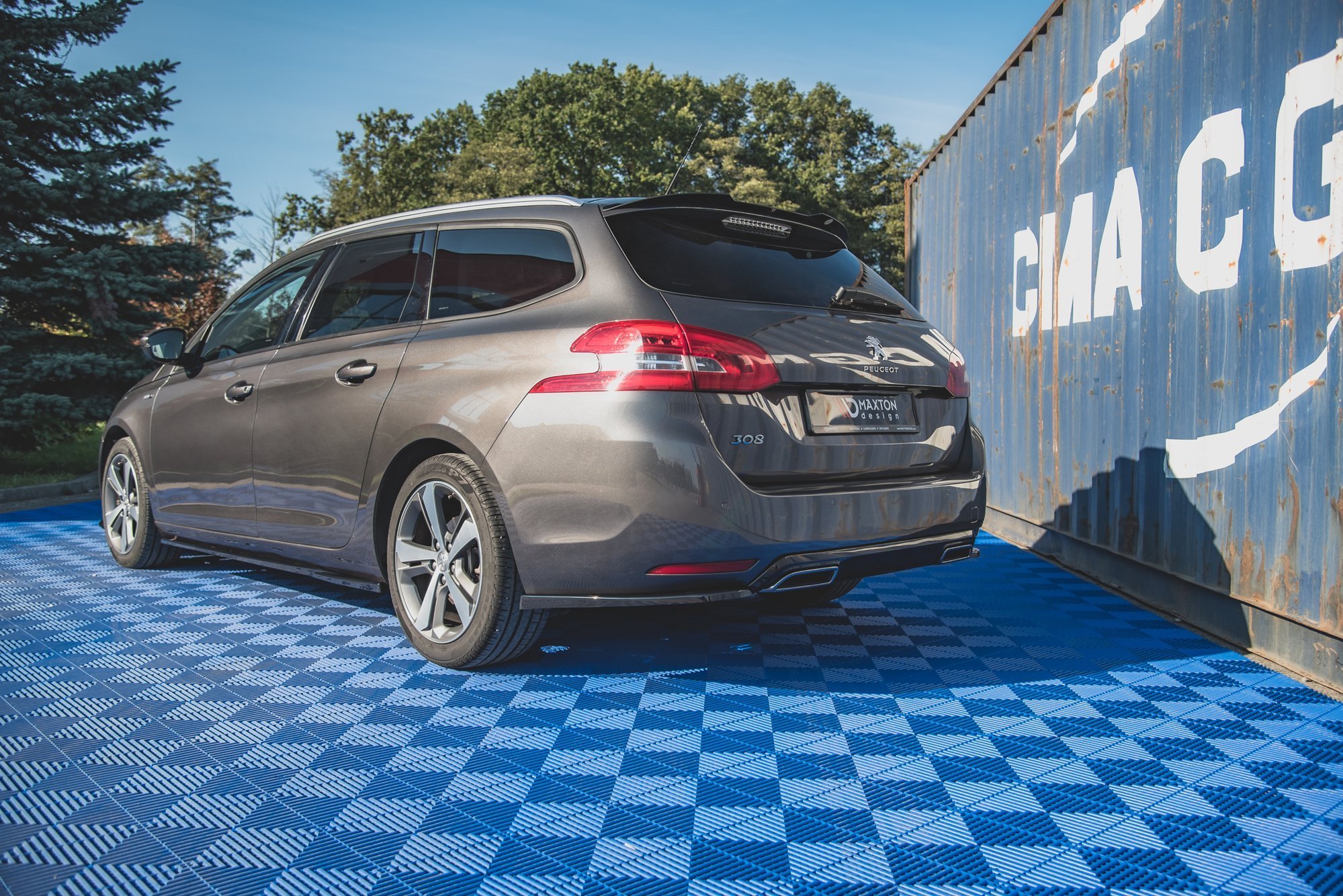 Rear Side Splitters Peugeot 308 SW Mk2 - Image 3