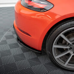Alternative view of Rear Side Splitters Porsche 718 Cayman 982c