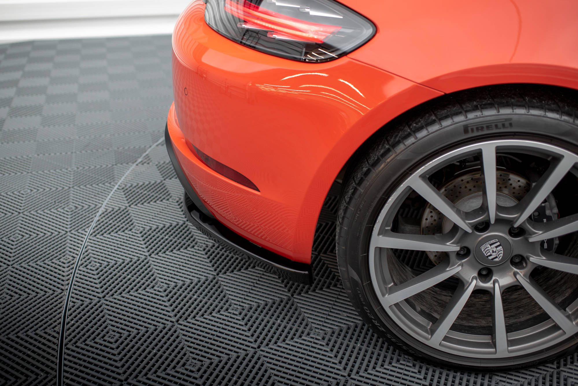 Rear Side Splitters Porsche 718 Cayman 982c - Image 2