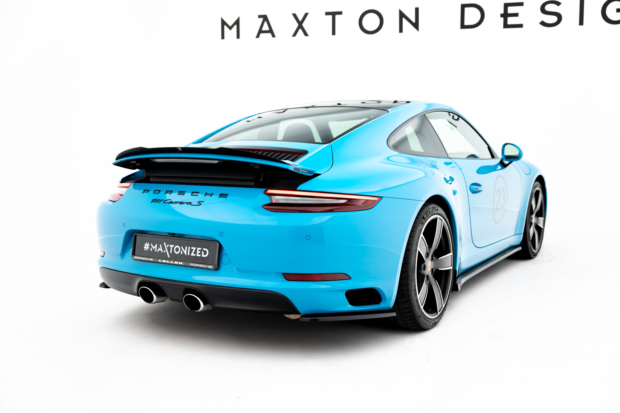 Rear Side Splitters Porsche 911 Carrera 991 Facelift - Image 2