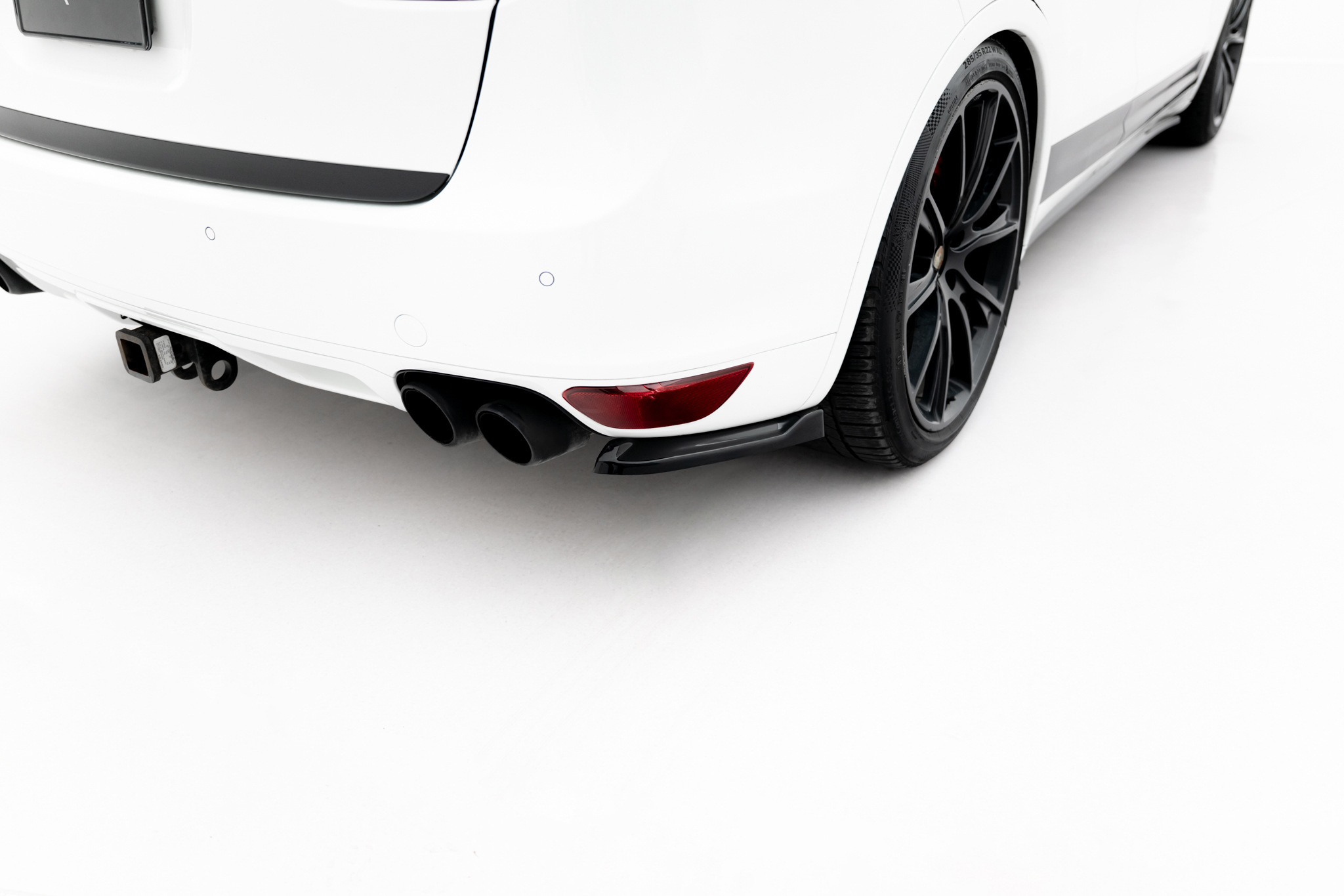 Rear Side Splitters Porsche Cayenne Turbo / Standard Mk2