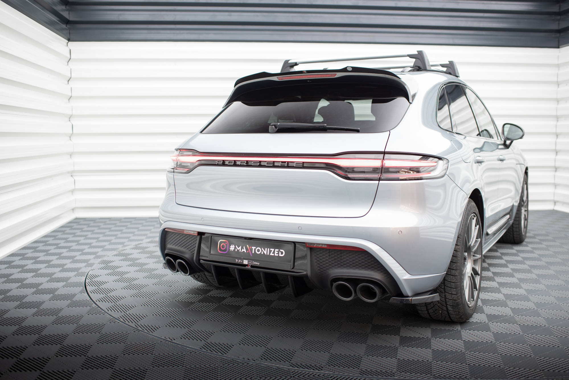 Rear Side Splitters Porsche Macan Mk1 Facelift 2 - Image 3