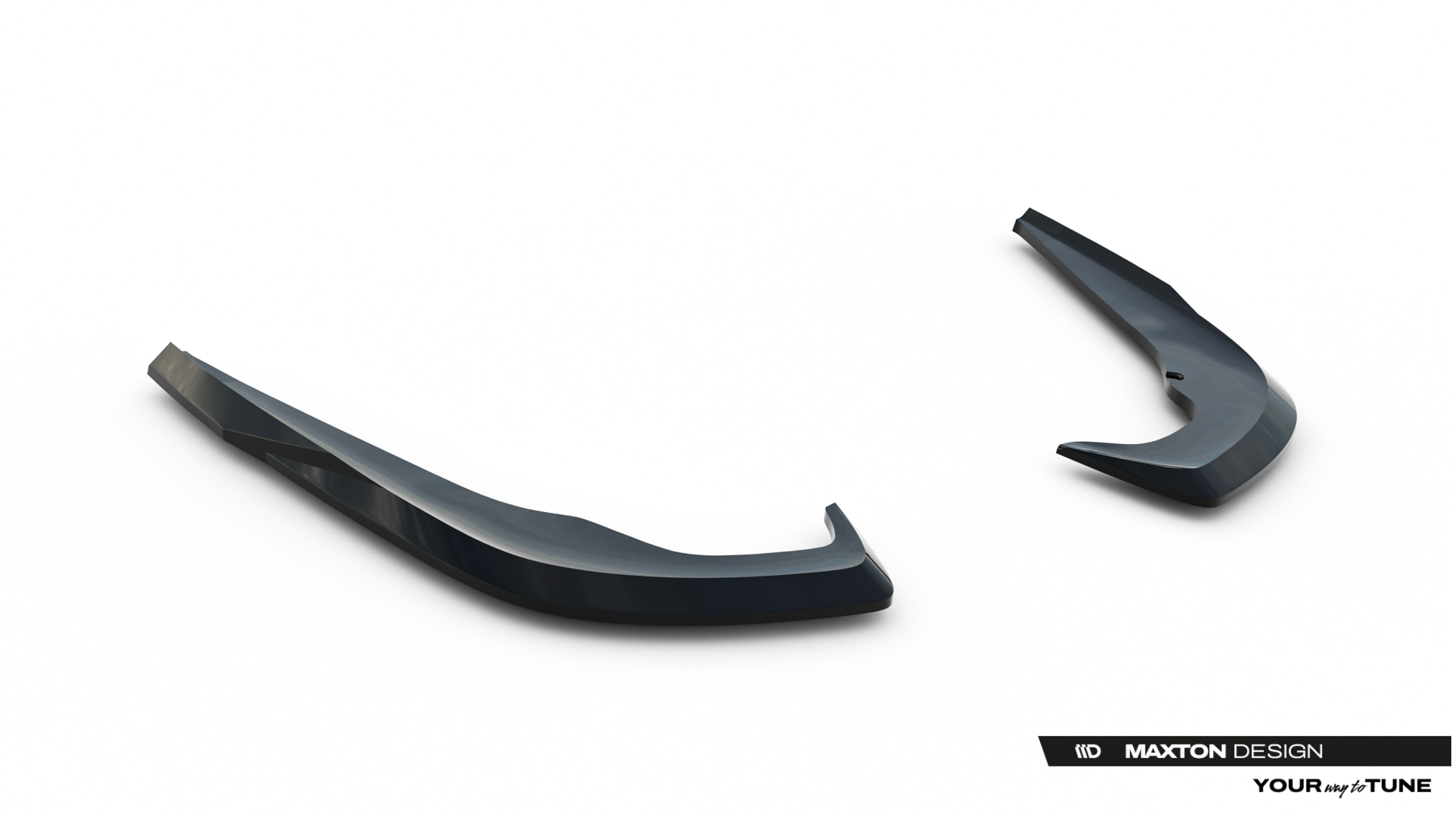 Rear Side Splitters Skoda Octavia Liftback / Combi Mk4 Facelift - Image 4