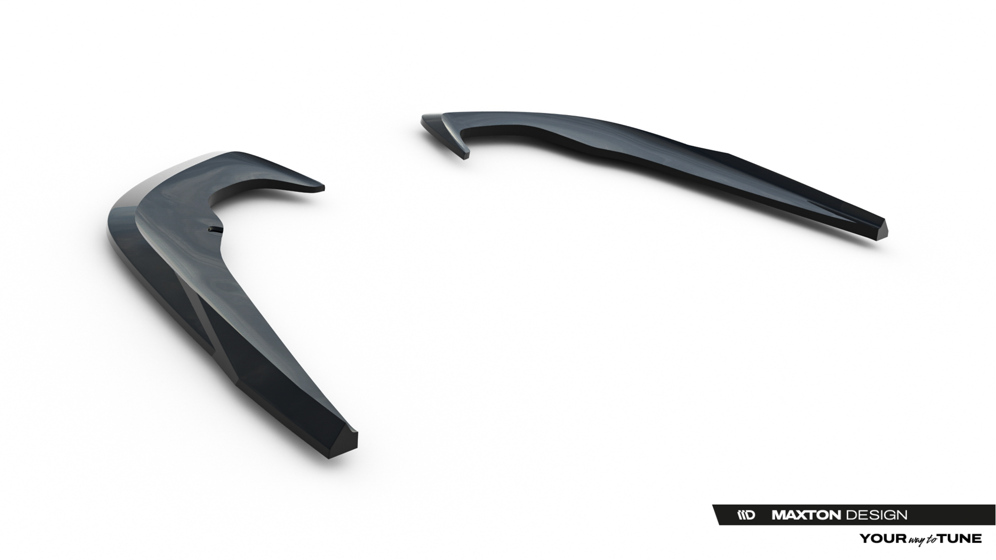 Rear Side Splitters Skoda Octavia Liftback / Combi Mk4 Facelift - Image 5