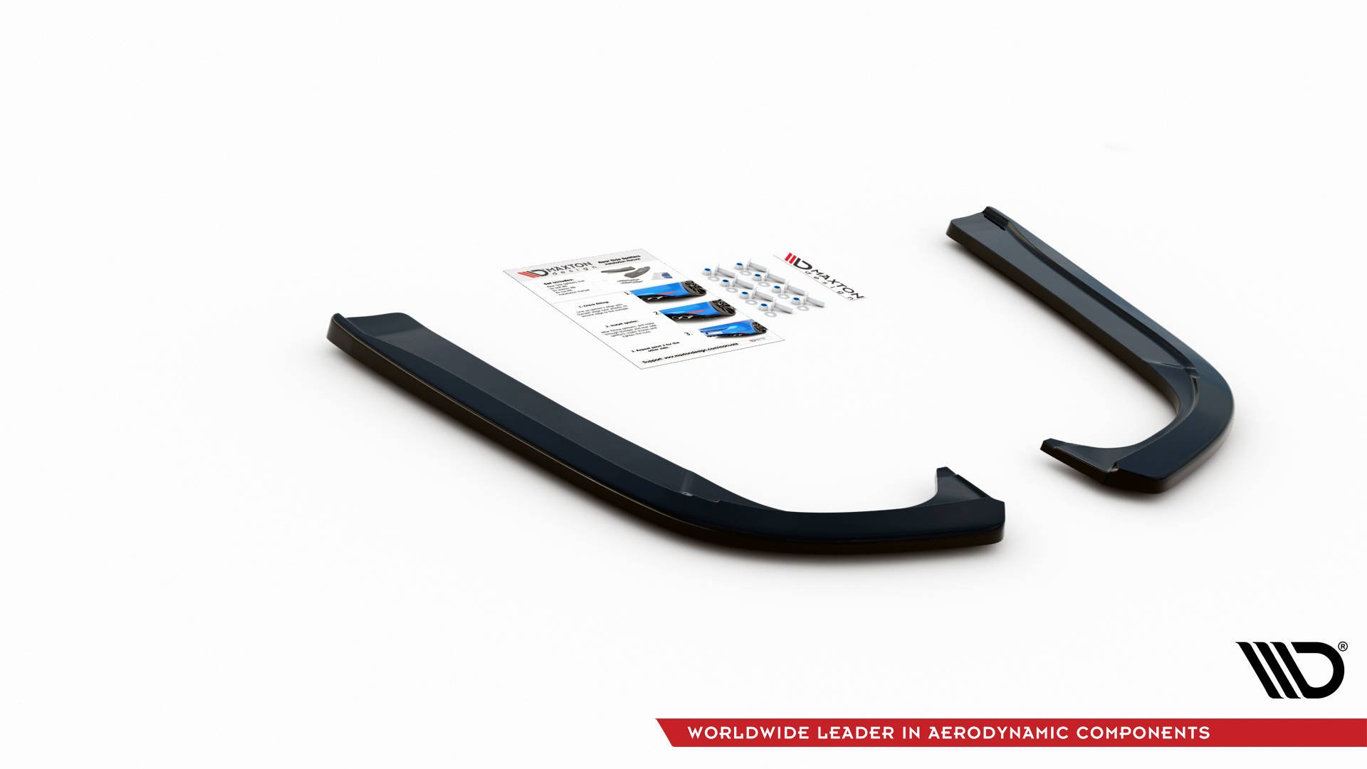 Rear Side Splitters Skoda Octavia Mk3 Facelift - Image 3