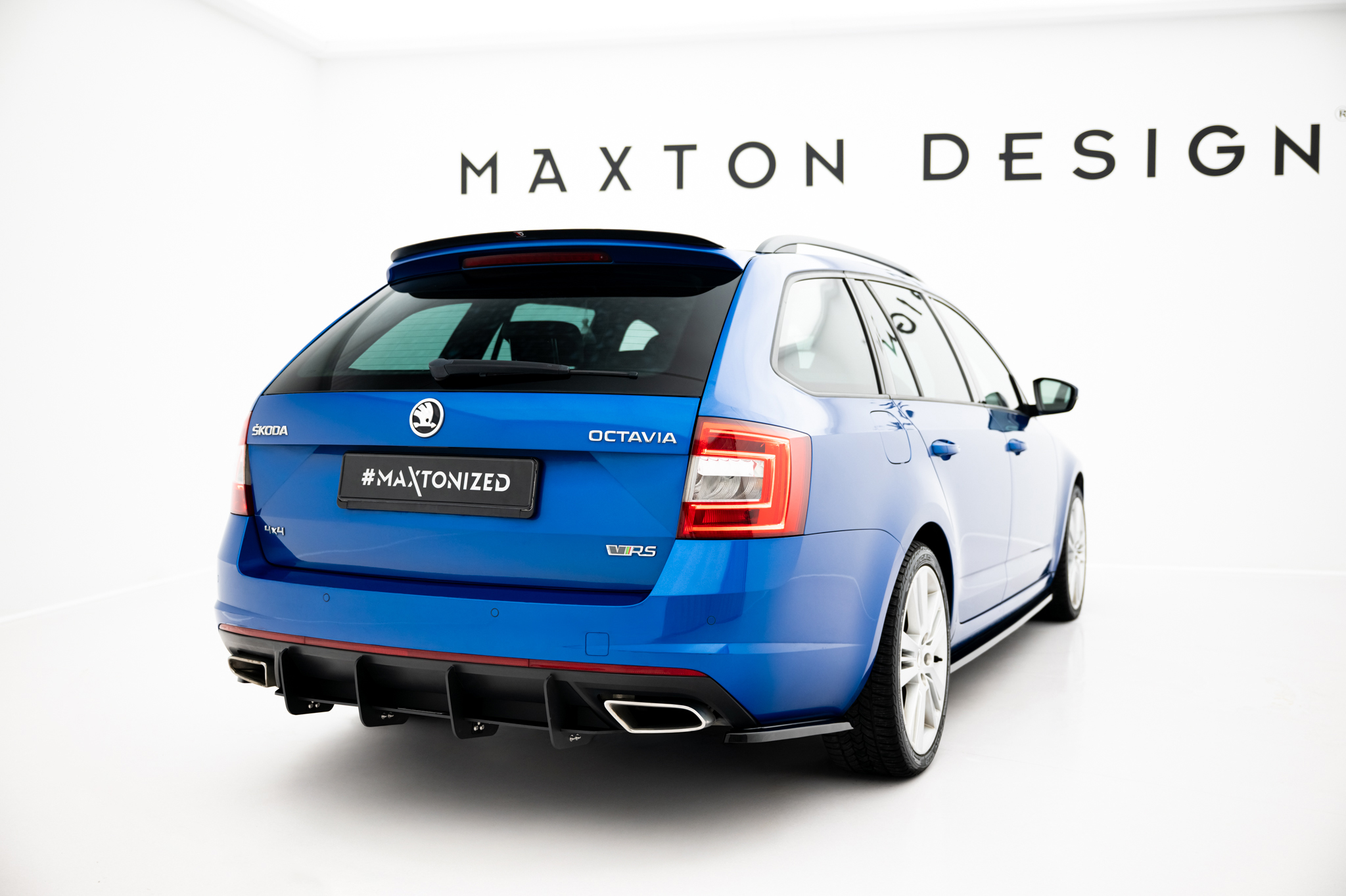 Rear Side Splitters Skoda Octavia RS Mk3 / Mk3 FL Hatchback / Estate - Image 2