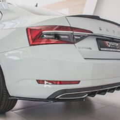 Rear Side Splitters Skoda Superb Liftback / Combi Mk3 Facelift