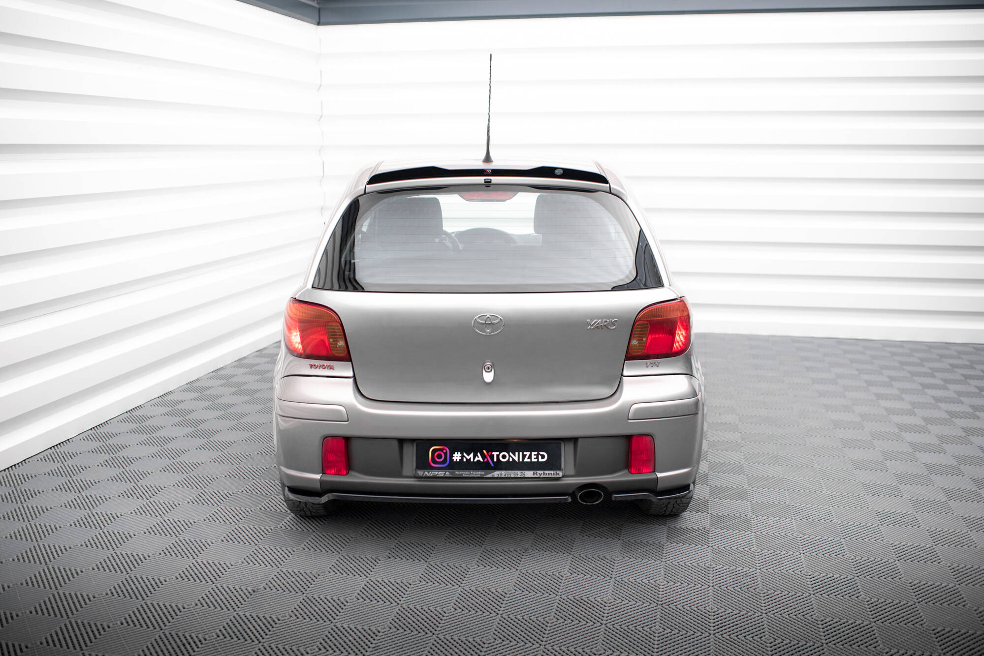 Rear Side Splitters Toyota Yaris T-Sport Mk1 Facelift - Image 2