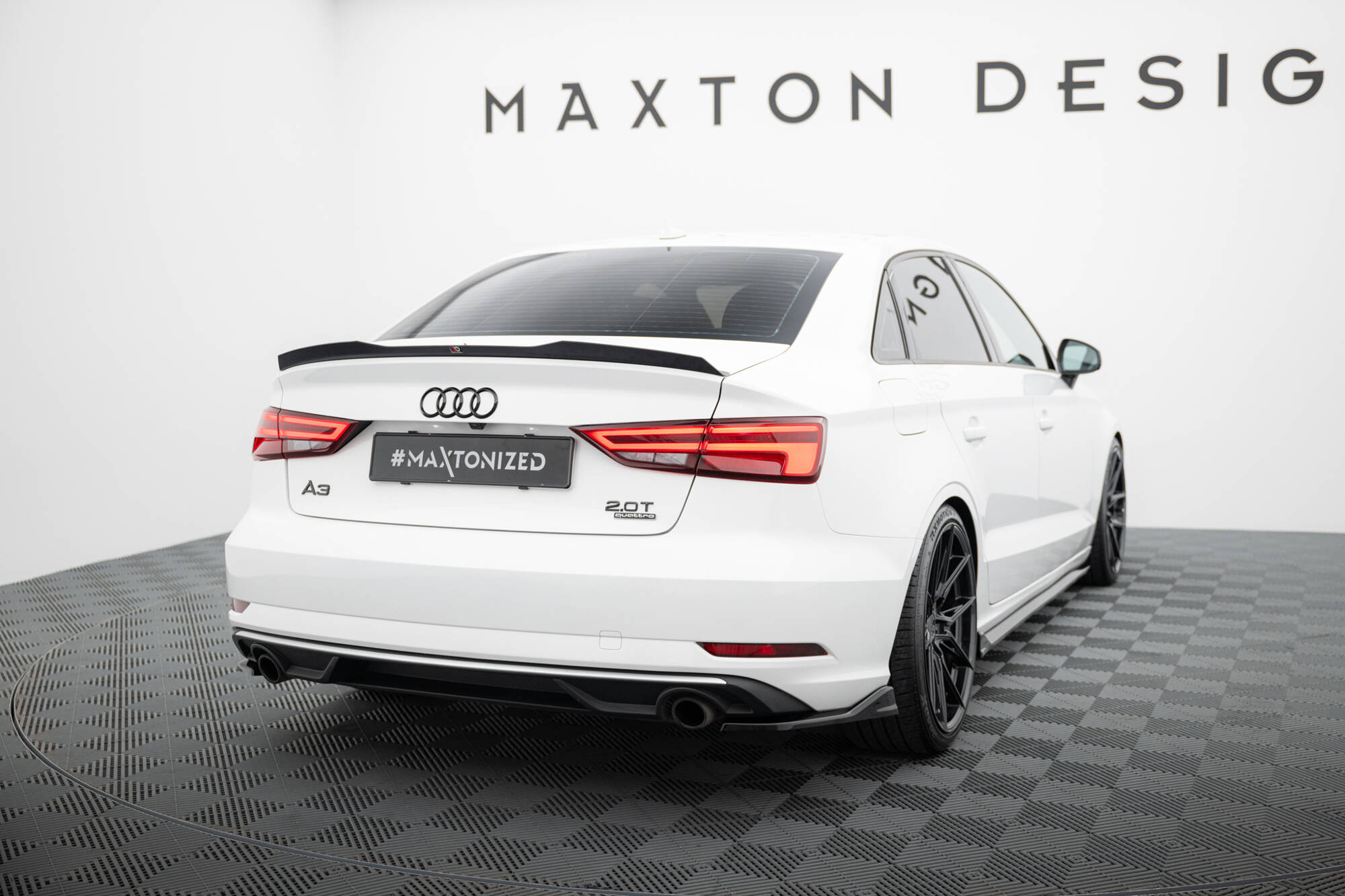 Rear Side Splitters V.1 Audi A3 Sedan 8V Facelift - Image 2