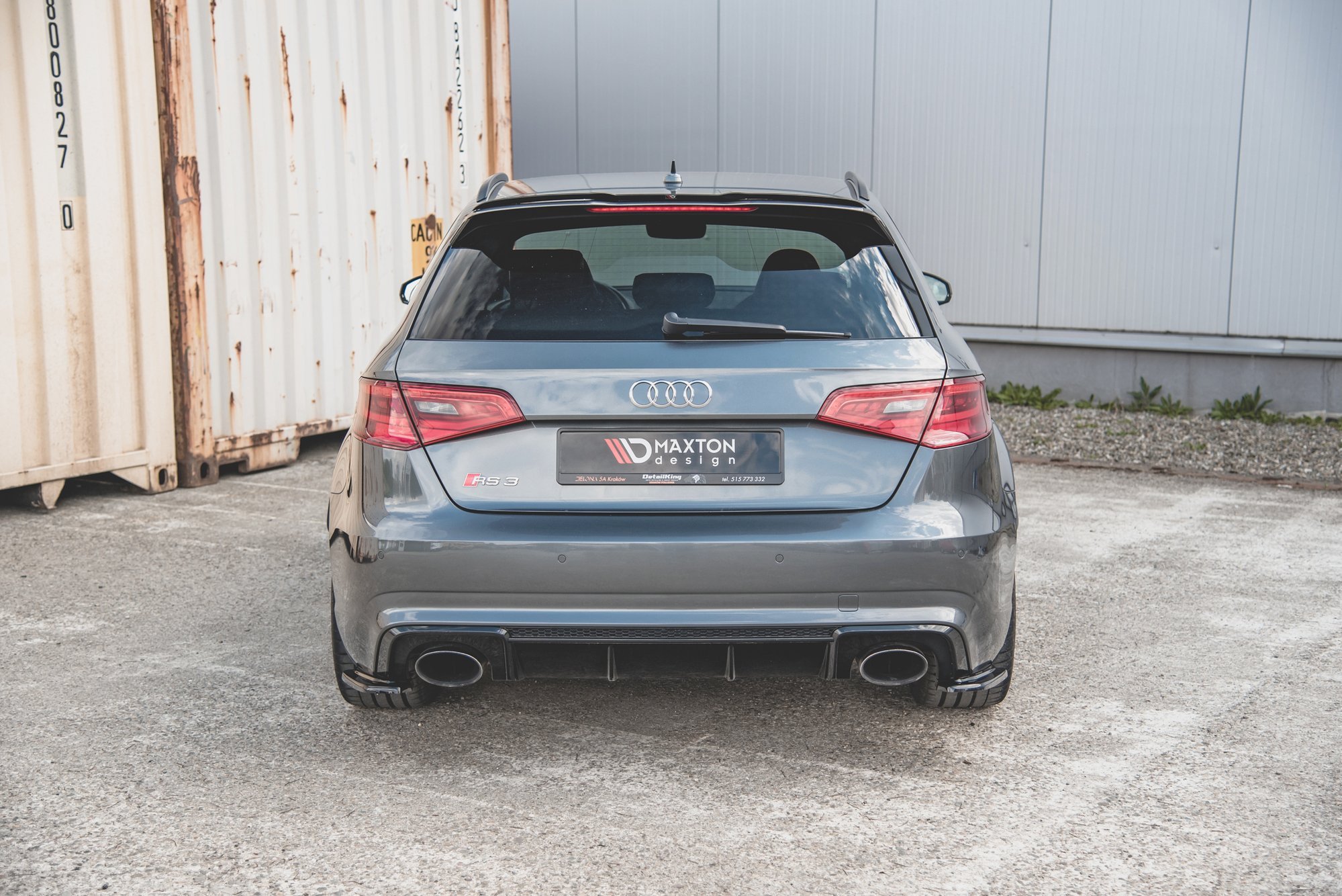 Rear Side Splitters V.1 Audi RS3 8V Sportback - Image 2