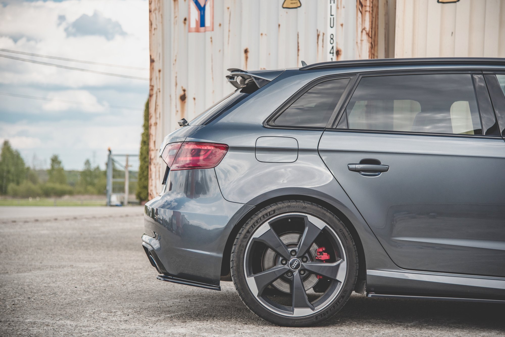 Rear Side Splitters V.1 Audi RS3 8V Sportback - Image 3