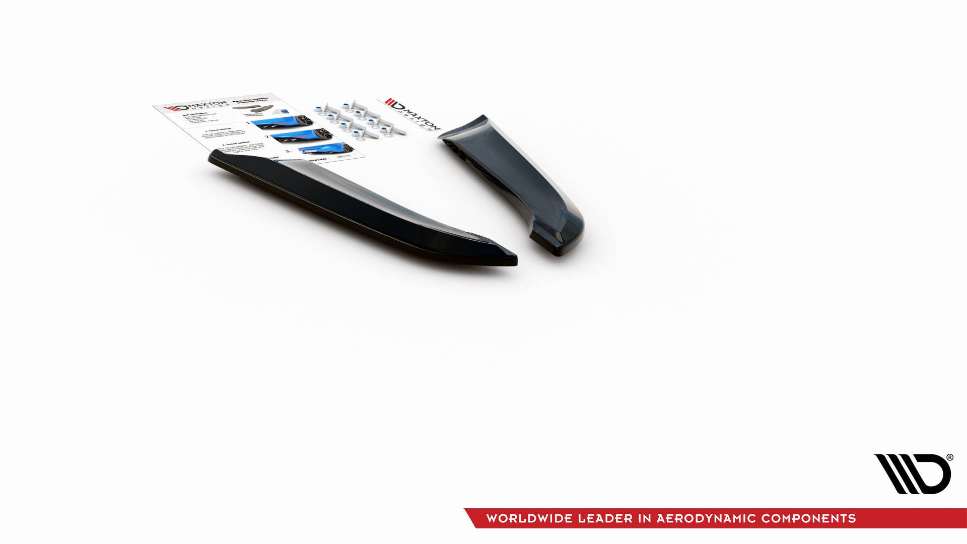 Rear Side Splitters V.1 Audi RS4 Sedan B7 - Image 7