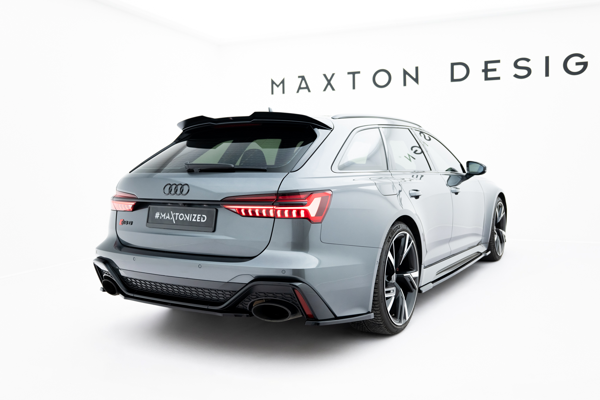 Rear Side Splitters V.1 Audi RS6 C8 - Image 2