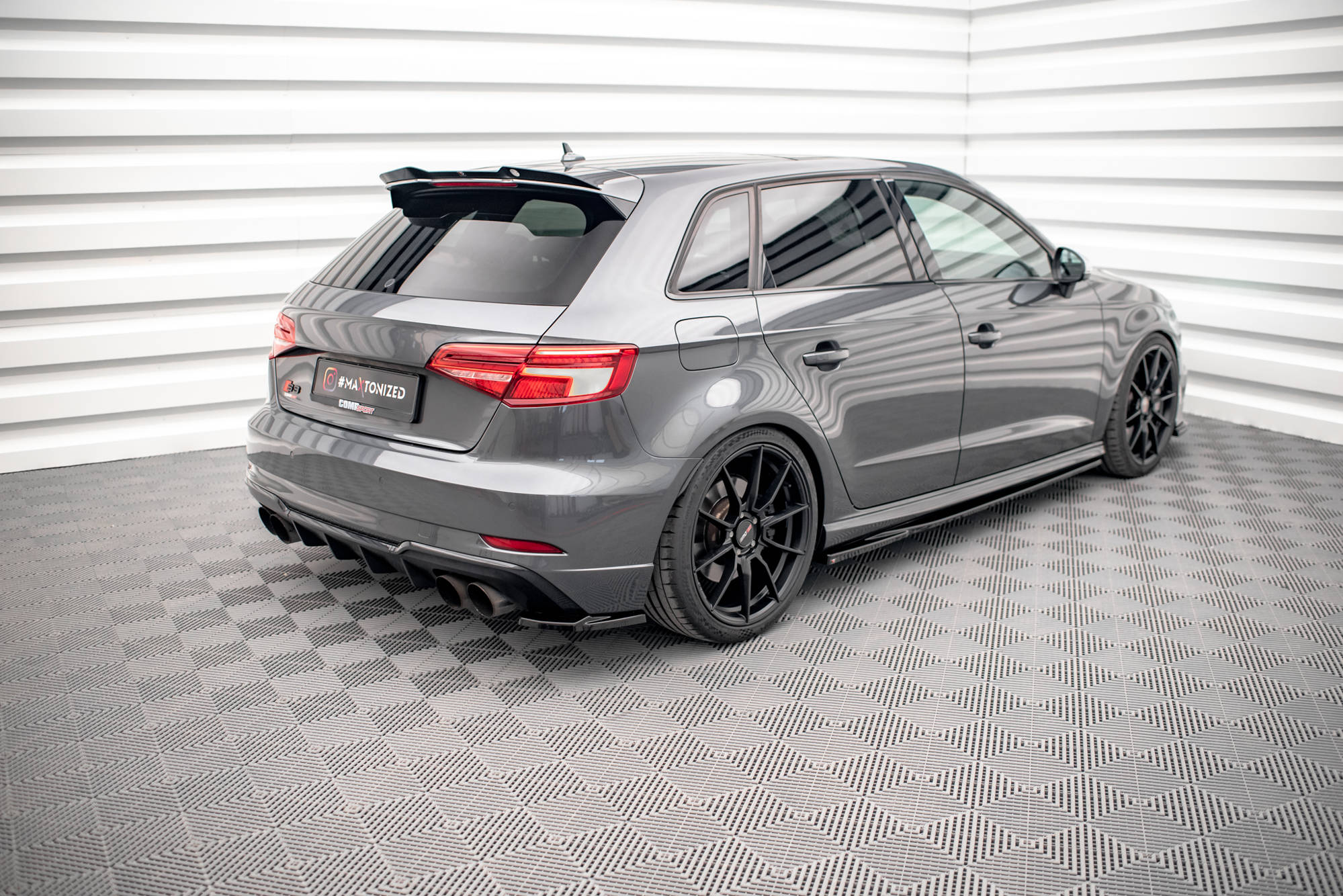 Rear Side Splitters V.1 Audi S3 Sportback 8V Facelift - Image 3